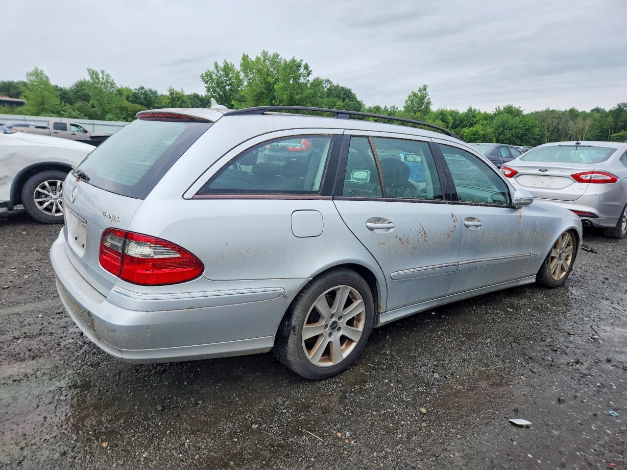2009 Mercedes-benz E 350 4matic Silver vin: WDBUH87X29B366585