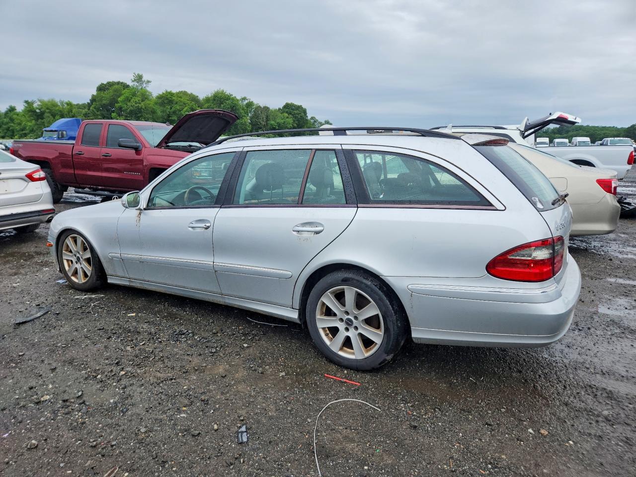 2009 Mercedes-benz E 350 4matic Silver vin: WDBUH87X29B366585