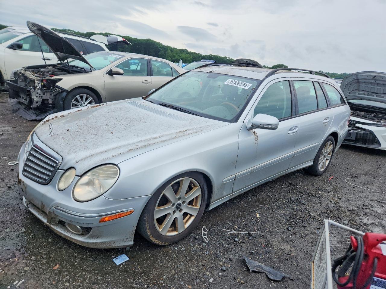2009 Mercedes-benz E 350 4matic Silver vin: WDBUH87X29B366585