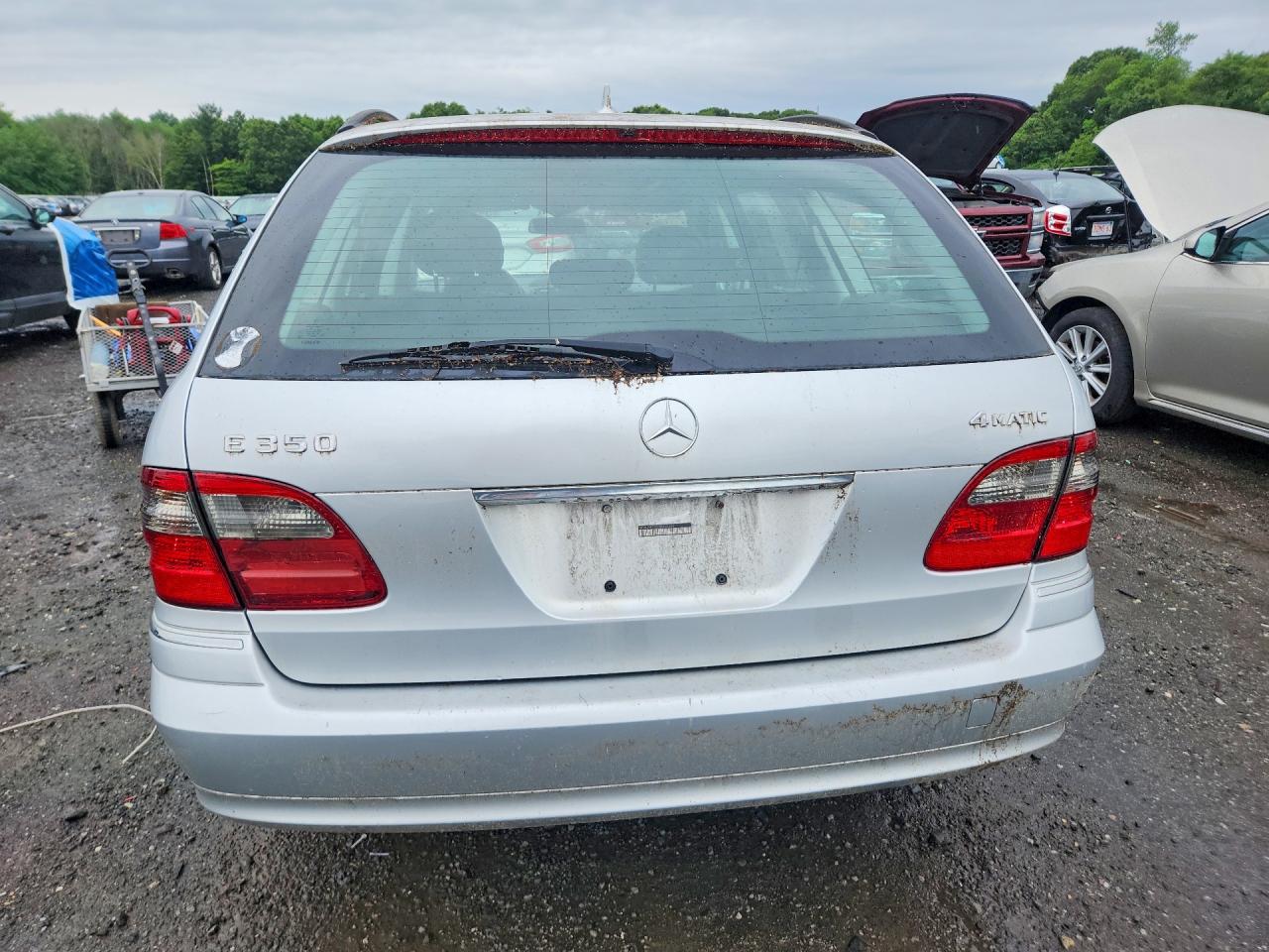 2009 Mercedes-benz E 350 4matic Silver vin: WDBUH87X29B366585
