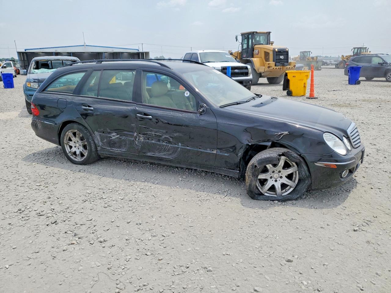 2008 Mercedes-benz E 350 4matic Wagon Black vin: WDBUH87X38B328345