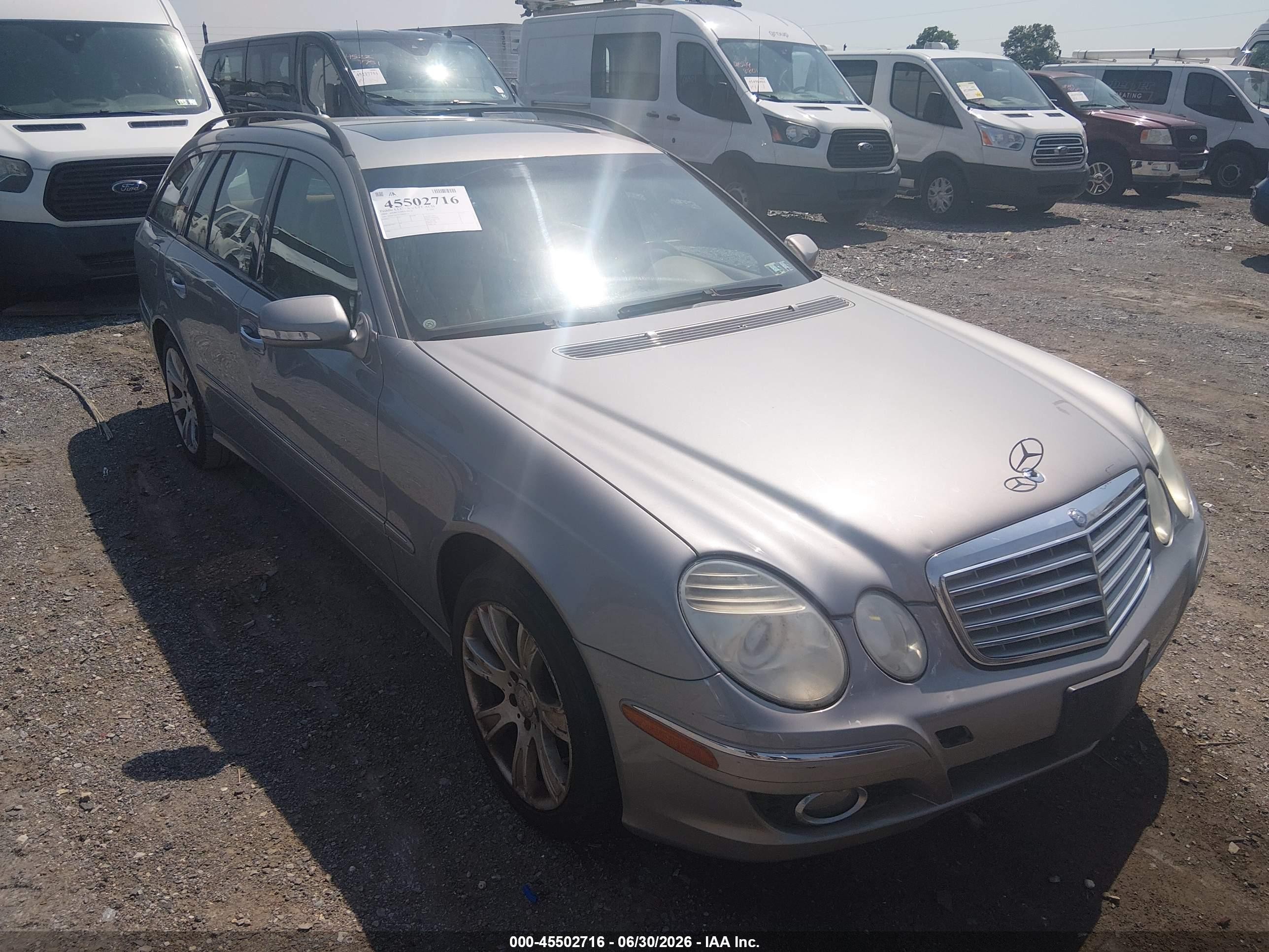 2009 Mercedes-benz E 350 4matic Silver vin: WDBUH87X39B392337