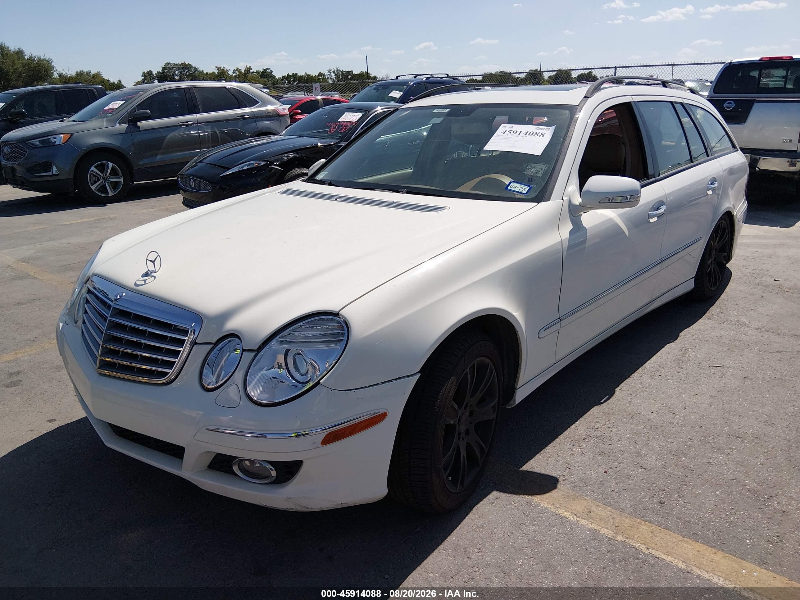 2009 Mercedes-benz E 350 4matic White vin: WDBUH87X49B366300