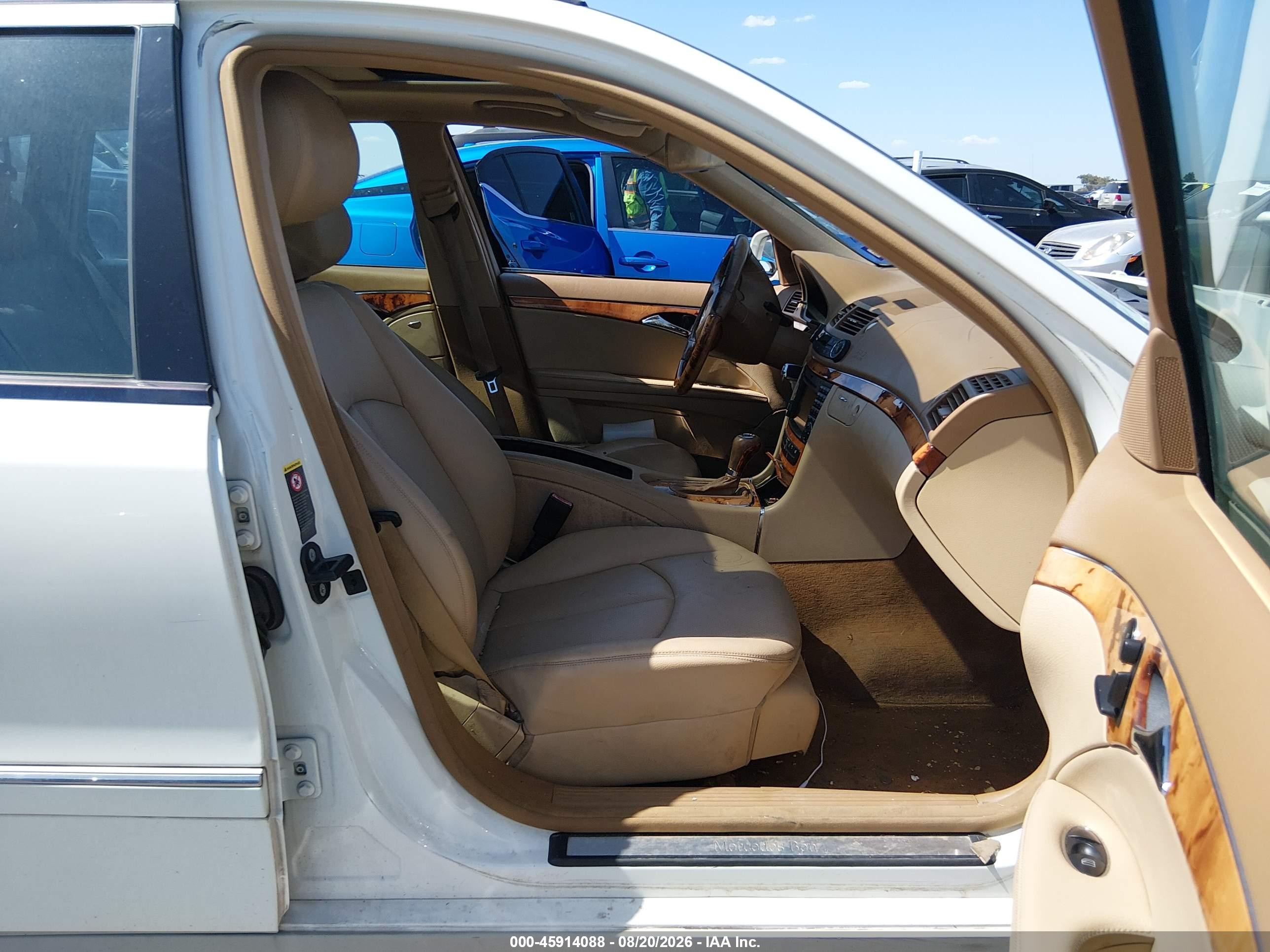 2009 Mercedes-benz E 350 4matic White vin: WDBUH87X49B366300