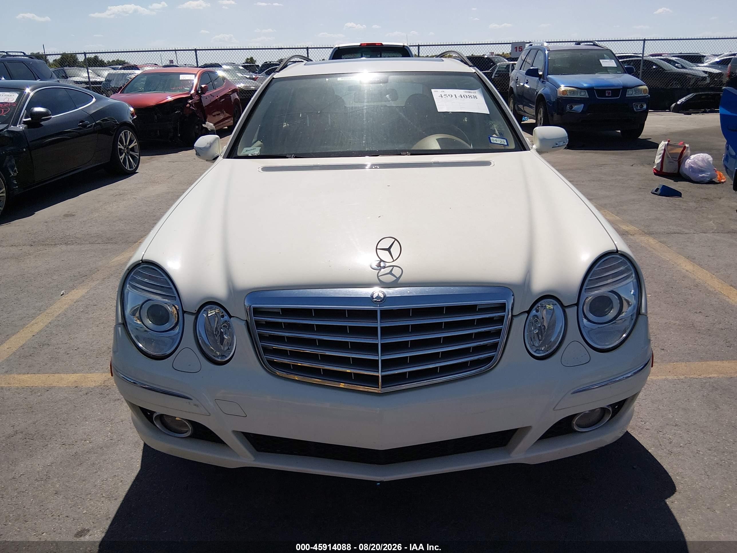 2009 Mercedes-benz E 350 4matic White vin: WDBUH87X49B366300