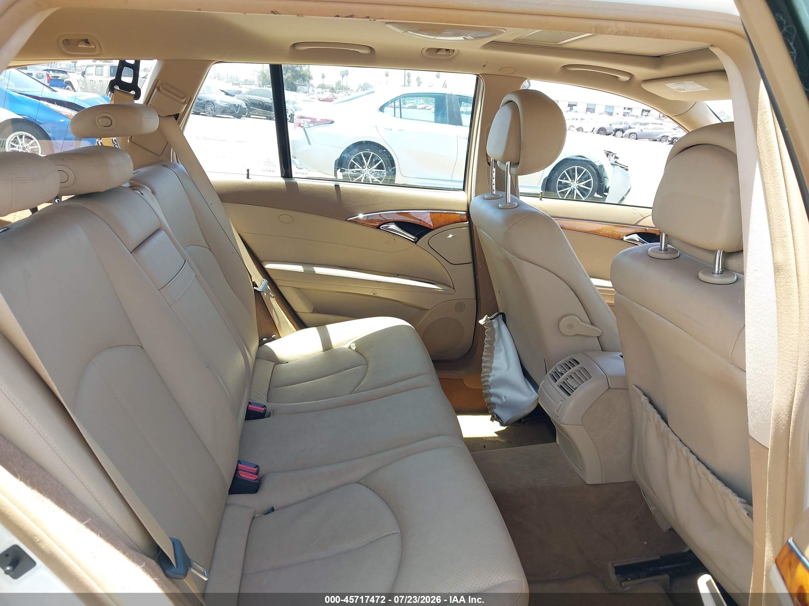 2009 Mercedes-benz E 350 4matic White vin: WDBUH87X49B368628