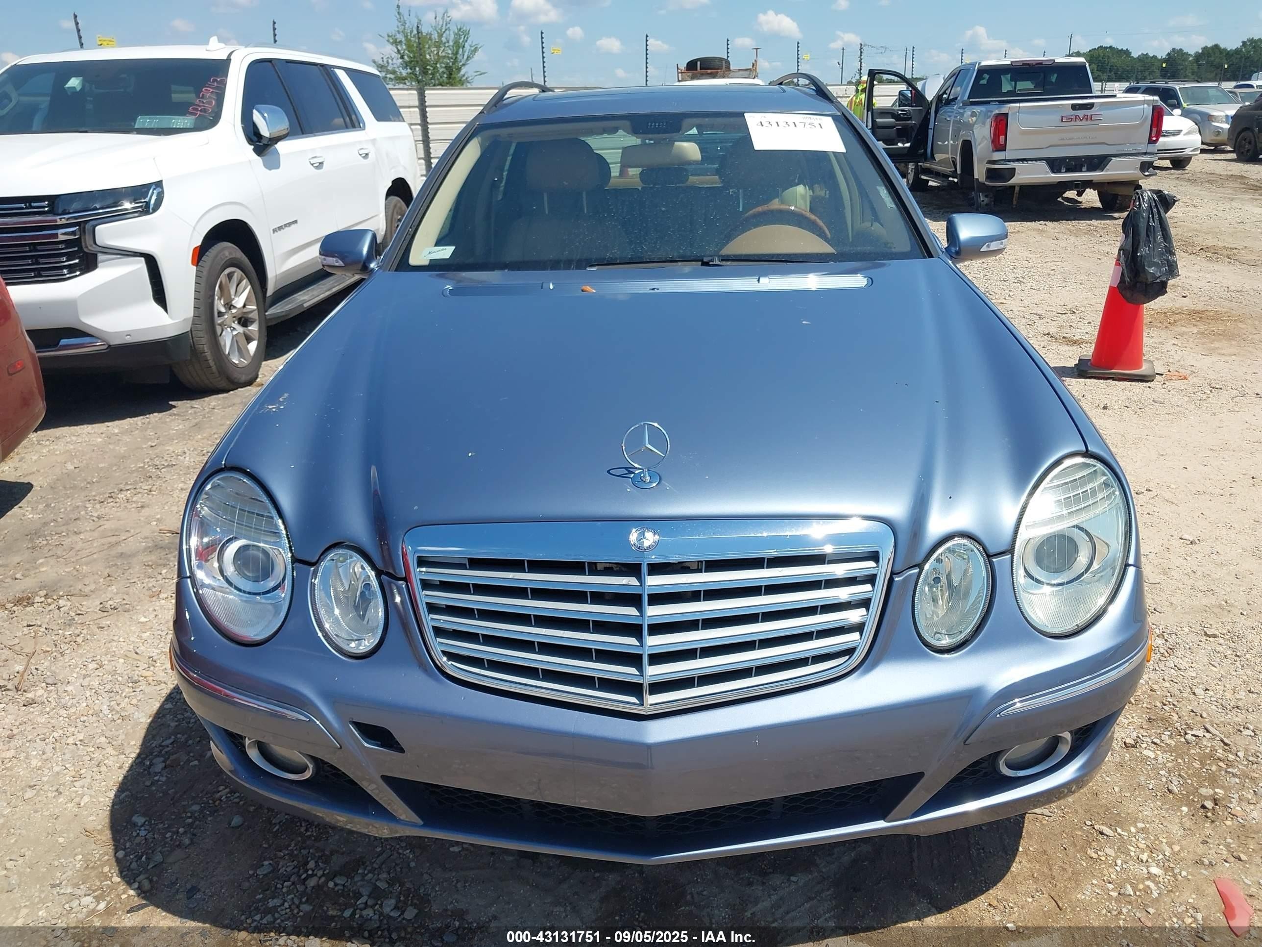 2007 Mercedes-benz E 350 4matic Синий vin: WDBUH87X57B157628