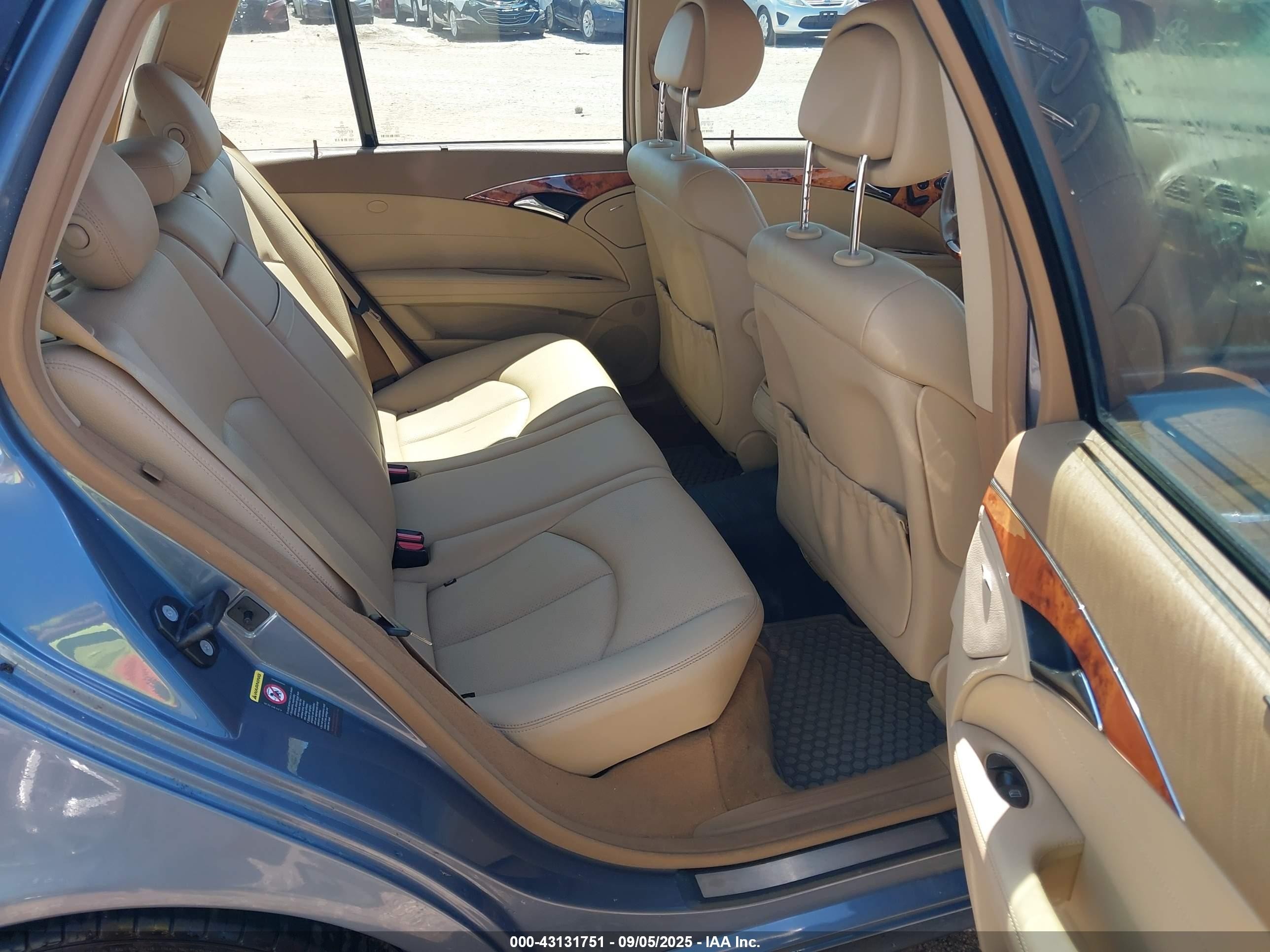 2007 Mercedes-benz E 350 4matic Синий vin: WDBUH87X57B157628