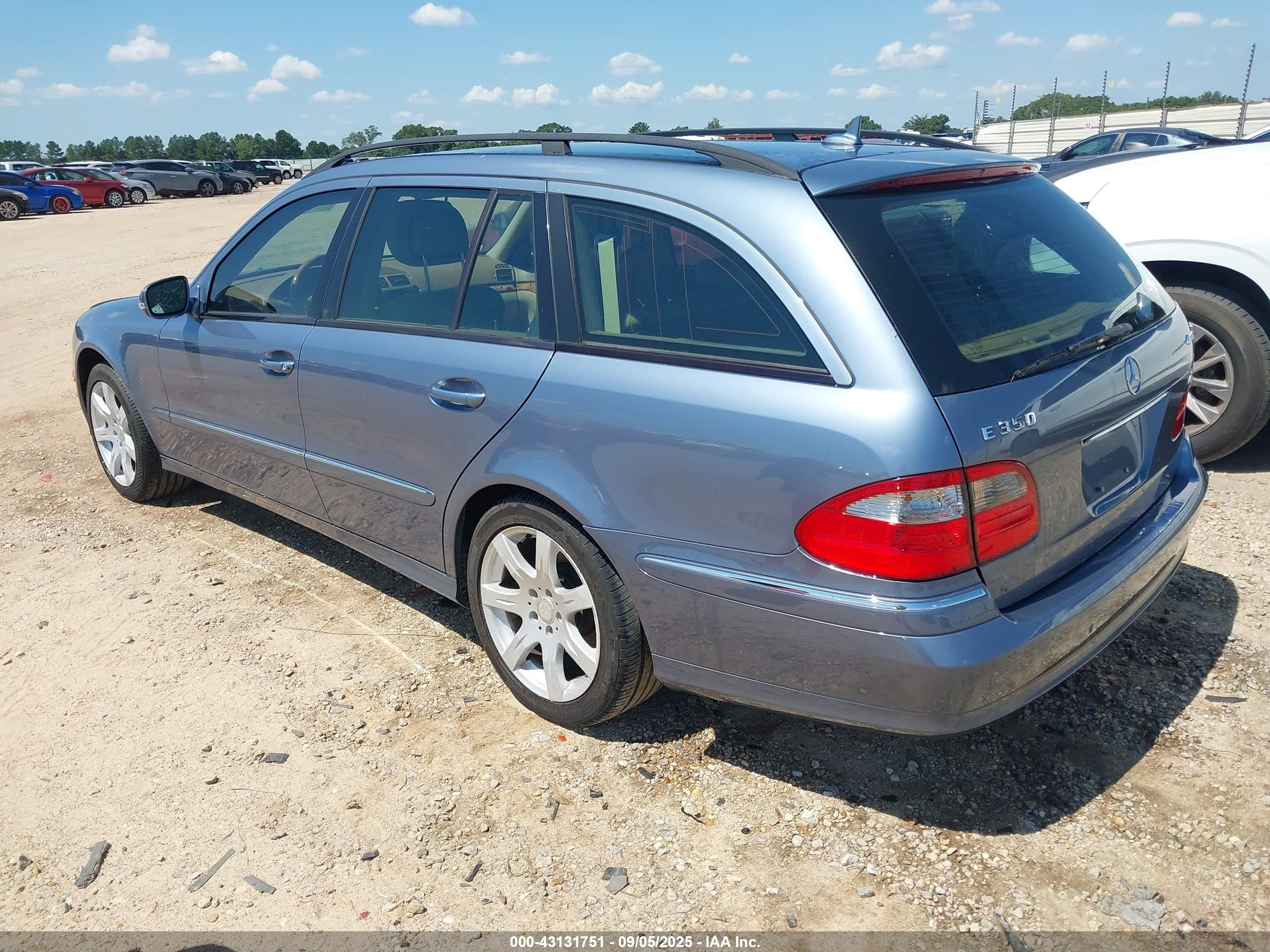 2007 Mercedes-benz E 350 4matic Синий vin: WDBUH87X57B157628
