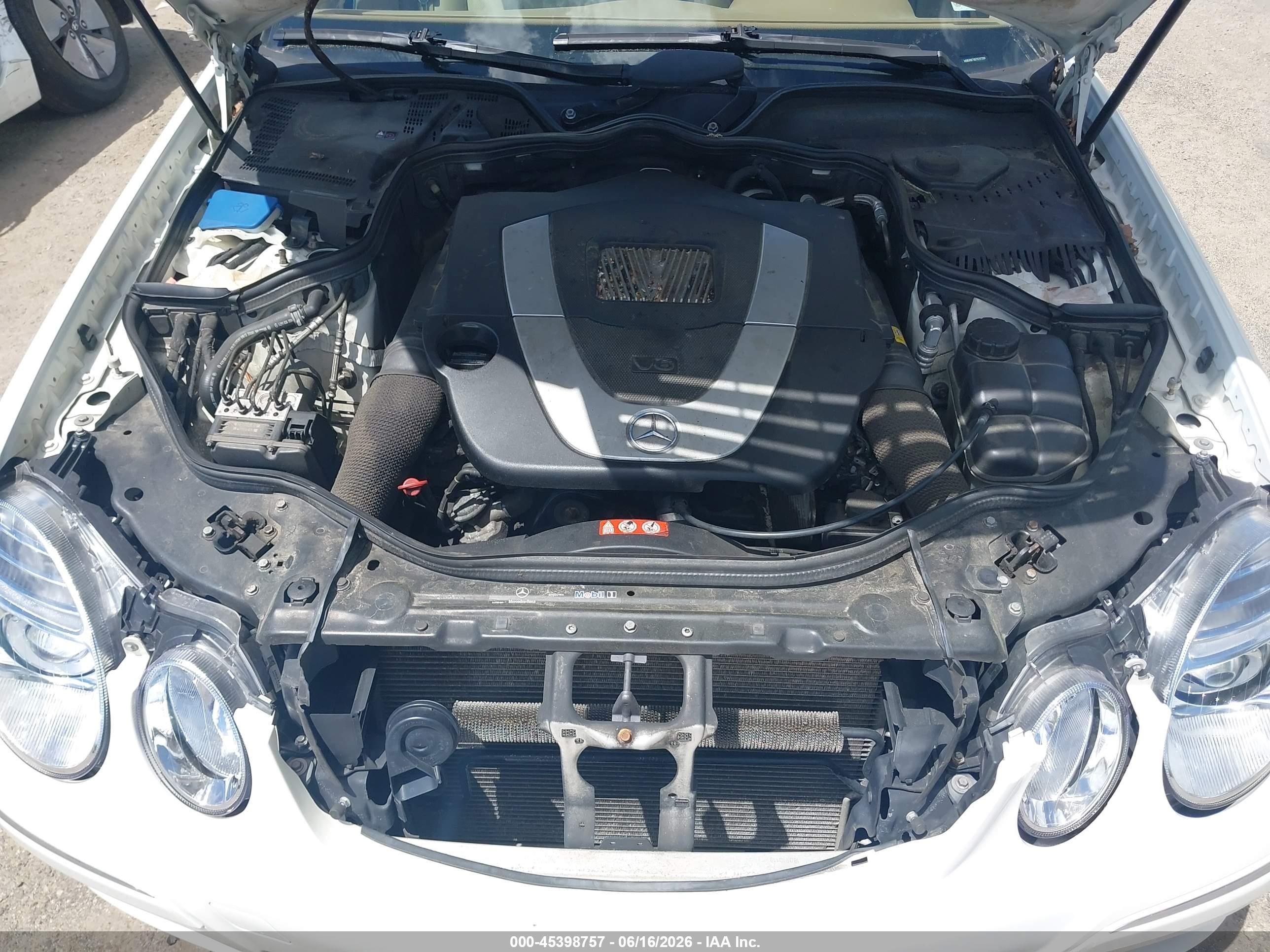 2007 Mercedes-benz E 350 4matic White vin: WDBUH87X67X217290