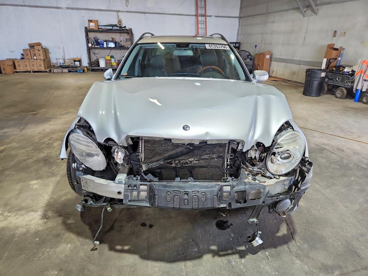 2009 Mercedes-benz E 350 4matic Silver vin: WDBUH87X69B393577