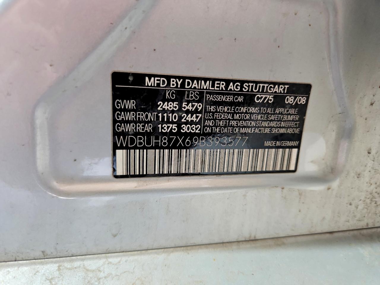 2009 Mercedes-benz E 350 4matic Silver vin: WDBUH87X69B393577