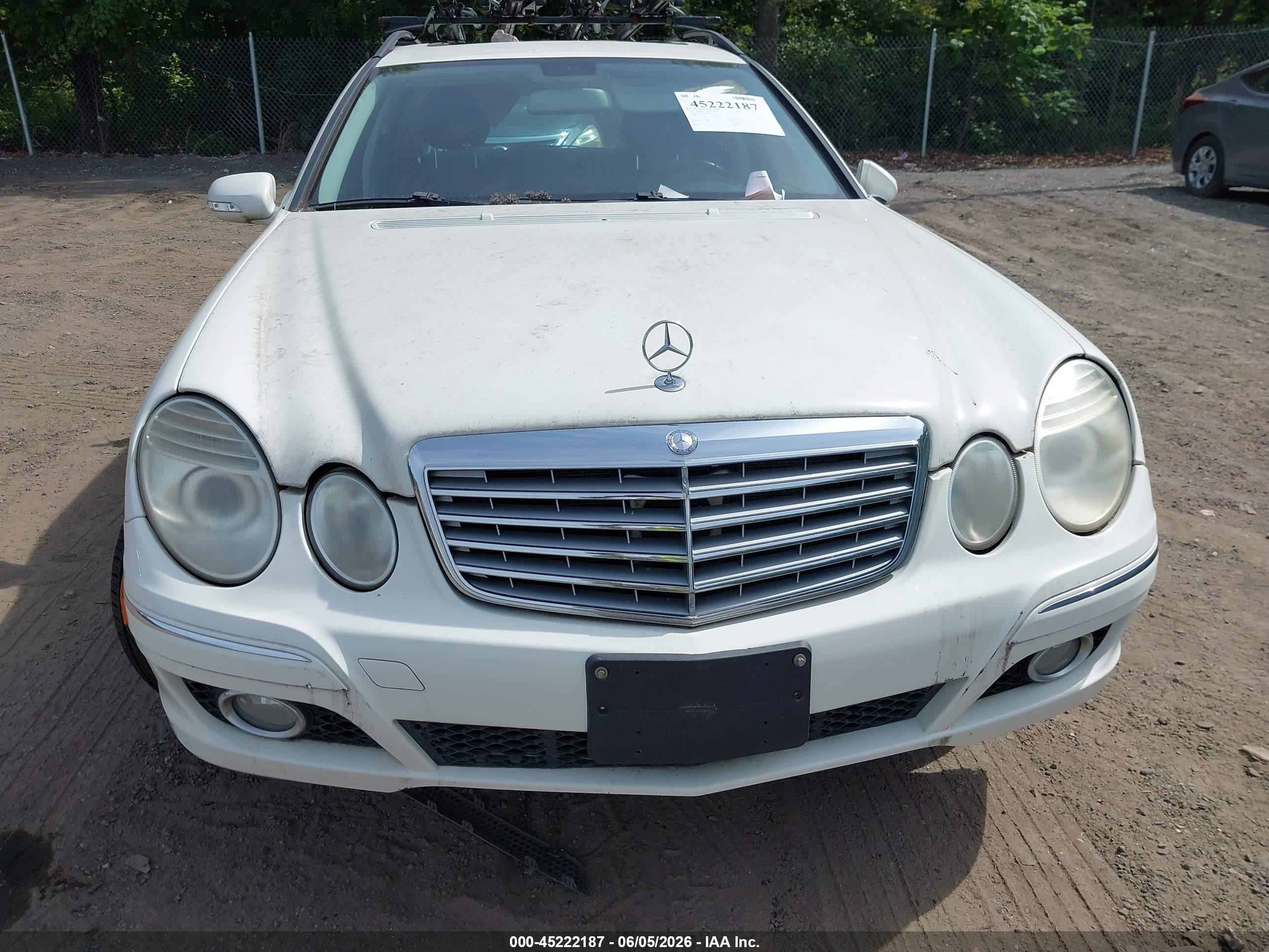 2007 Mercedes-benz E 350 4matic White vin: WDBUH87X77B148123