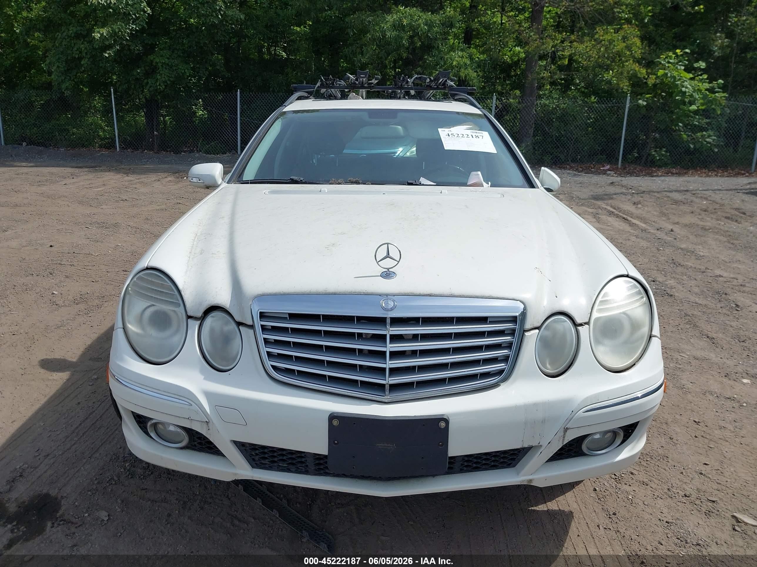 2007 Mercedes-benz E 350 4matic White vin: WDBUH87X77B148123