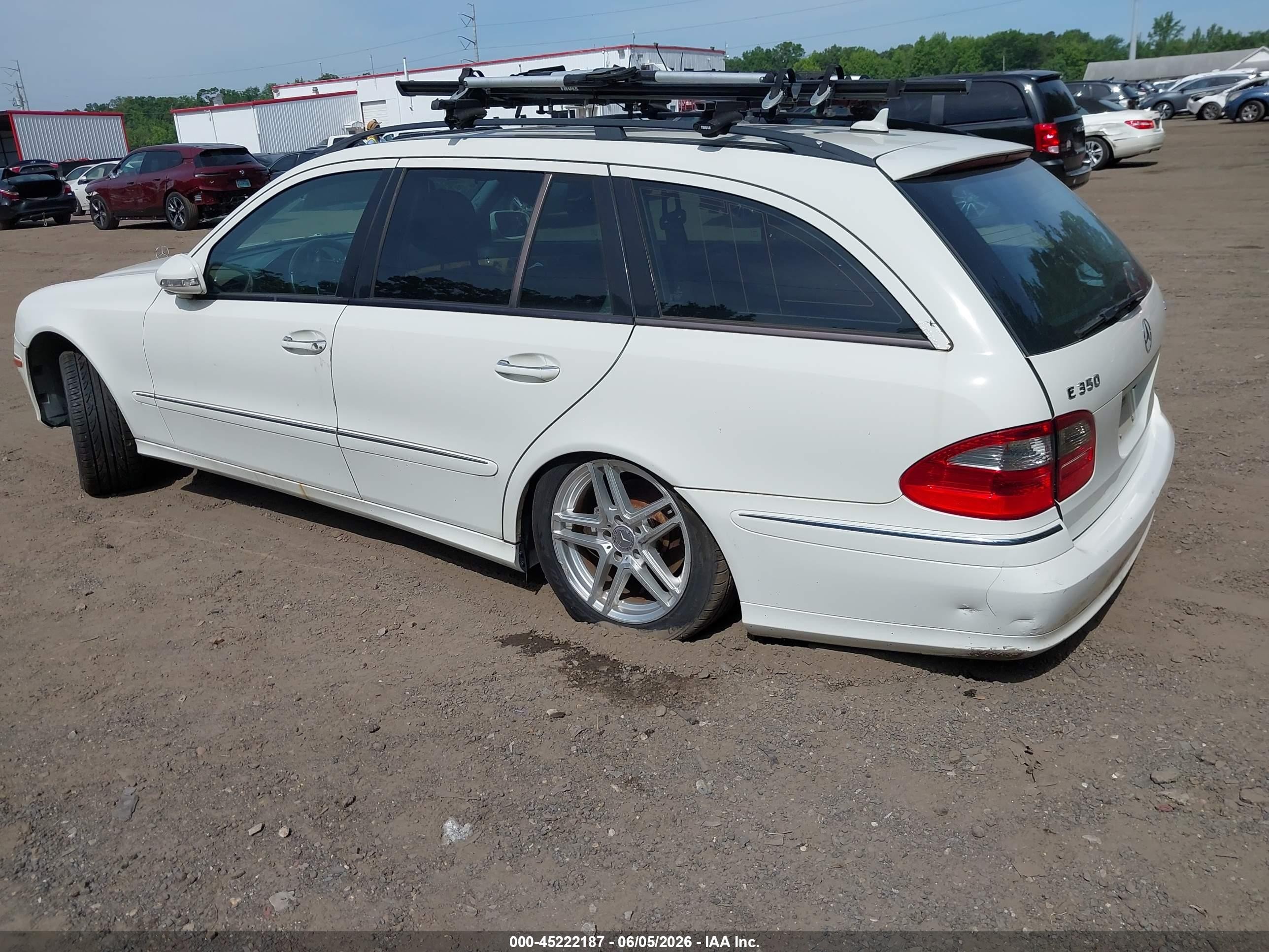 2007 Mercedes-benz E 350 4matic White vin: WDBUH87X77B148123