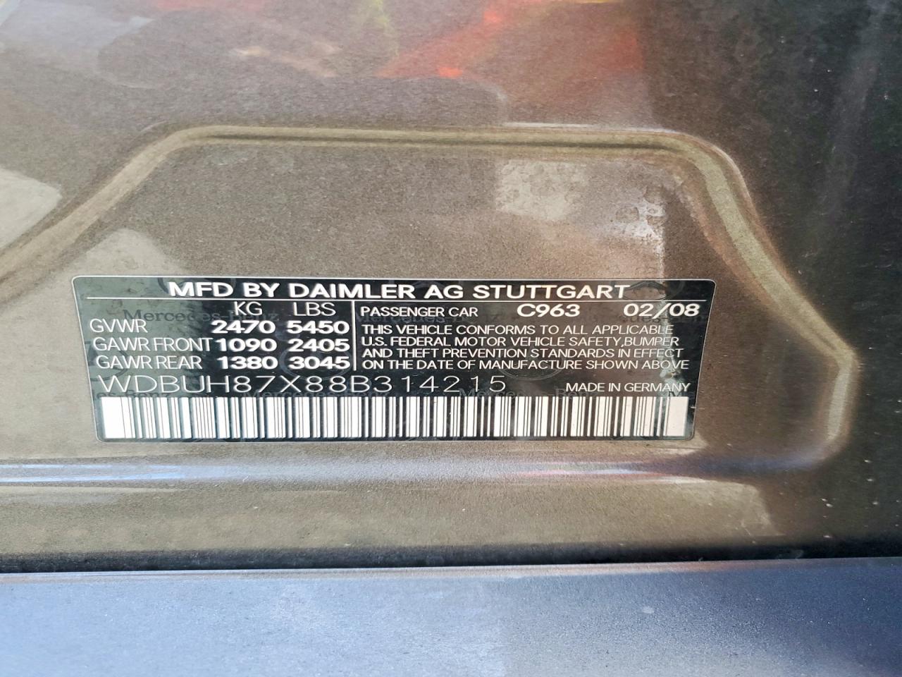 2008 Mercedes-benz E 350 4matic Wagon Gray vin: WDBUH87X88B314215