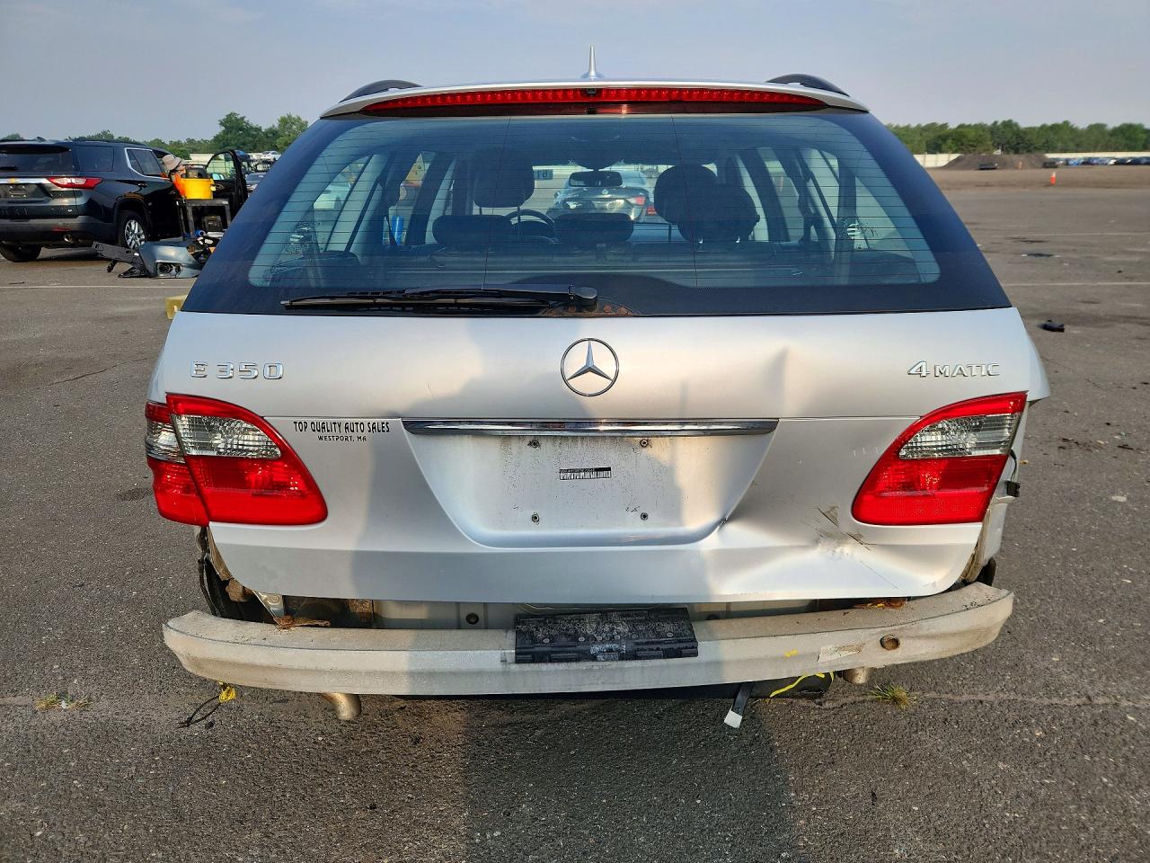 2007 Mercedes-benz E 350 4matic Wagon Silver vin: WDBUH87XX7B173565