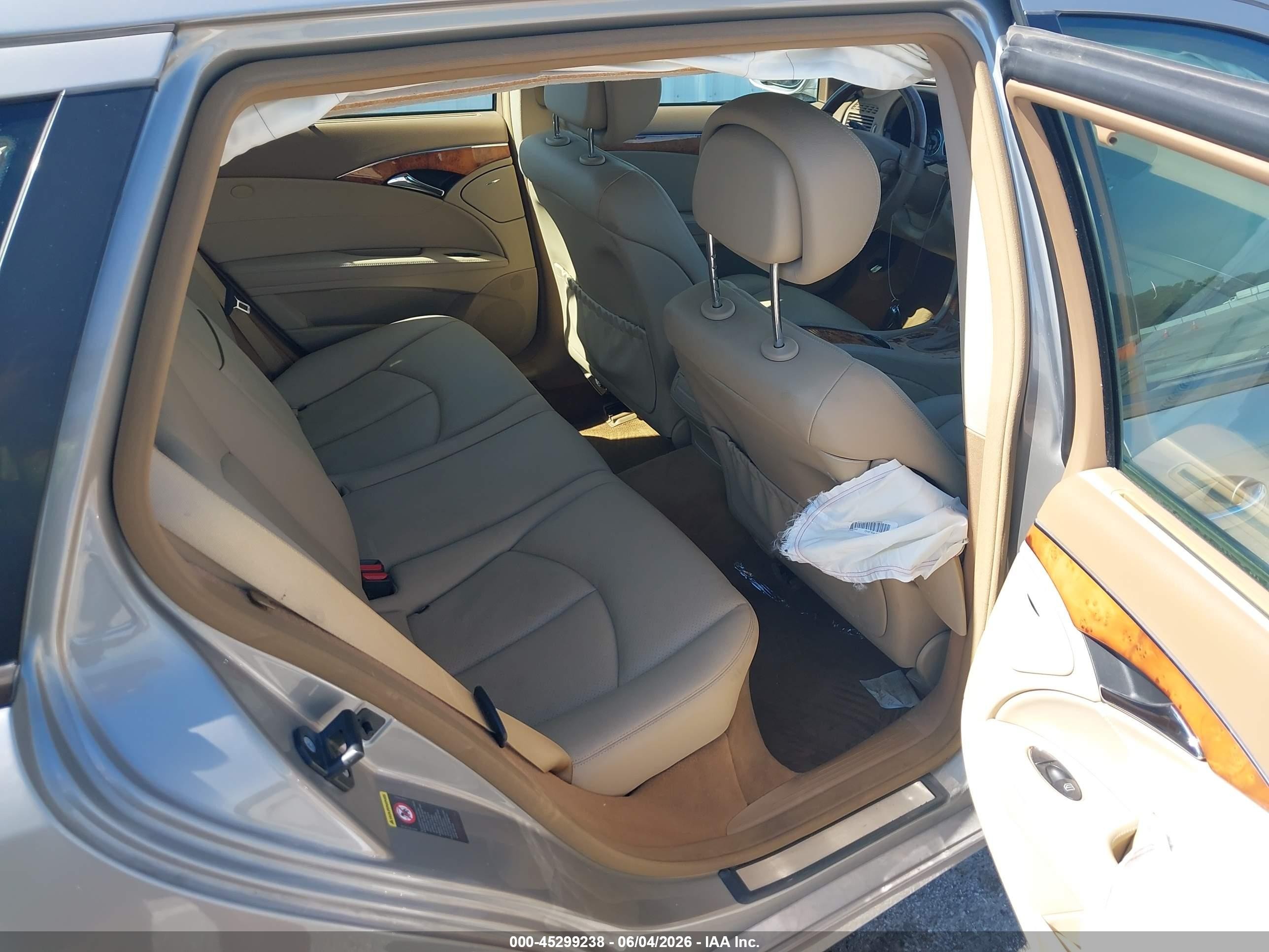 2009 Mercedes-benz E 350 4matic Tan vin: WDBUH87XX9B378659