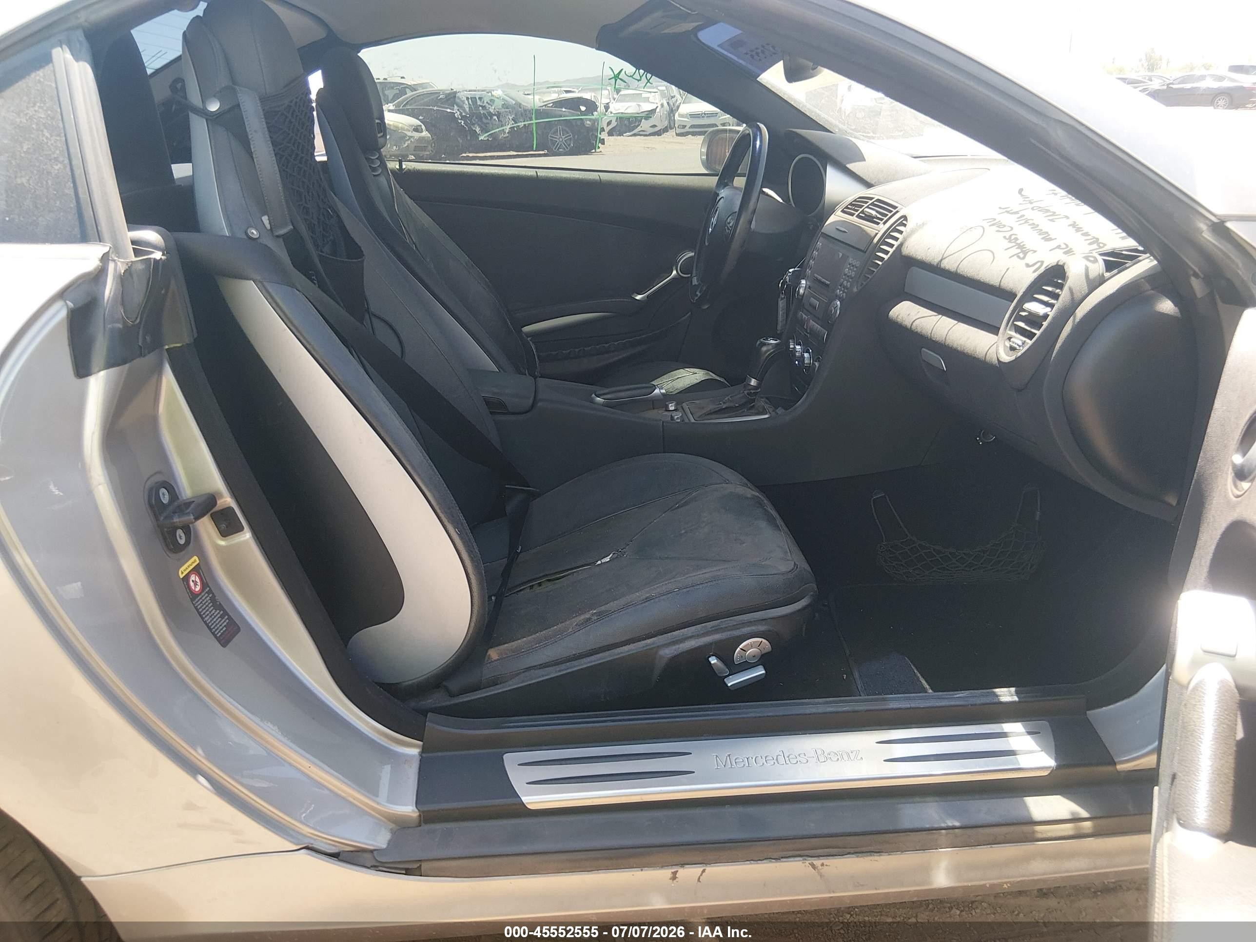 2006 Mercedes-benz Slk 280 Серый vin: WDBWK54F06F076712