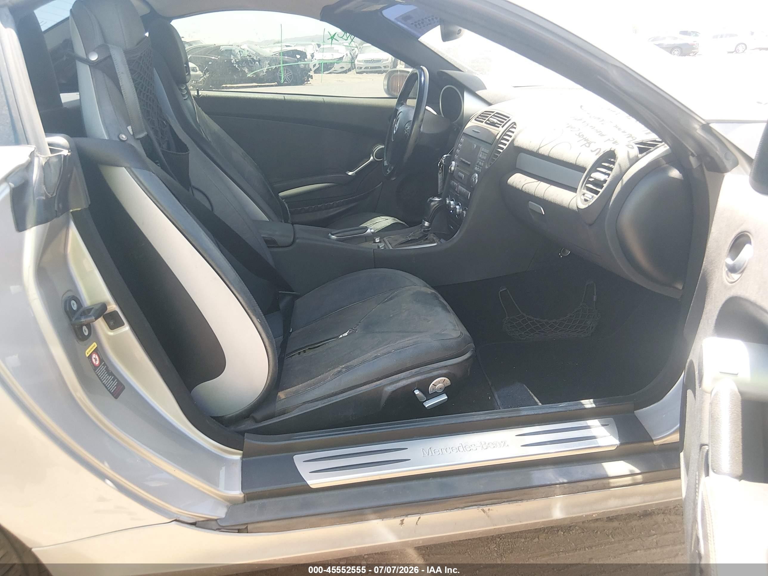 2006 Mercedes-benz Slk 280 Серый vin: WDBWK54F06F076712
