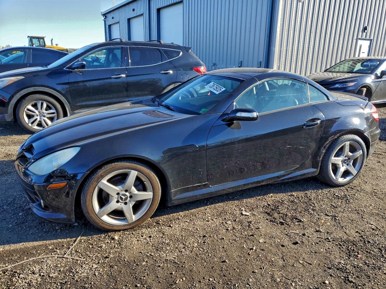 2006 Mercedes-benz Slk 280 Black vin: WDBWK54F06F102712