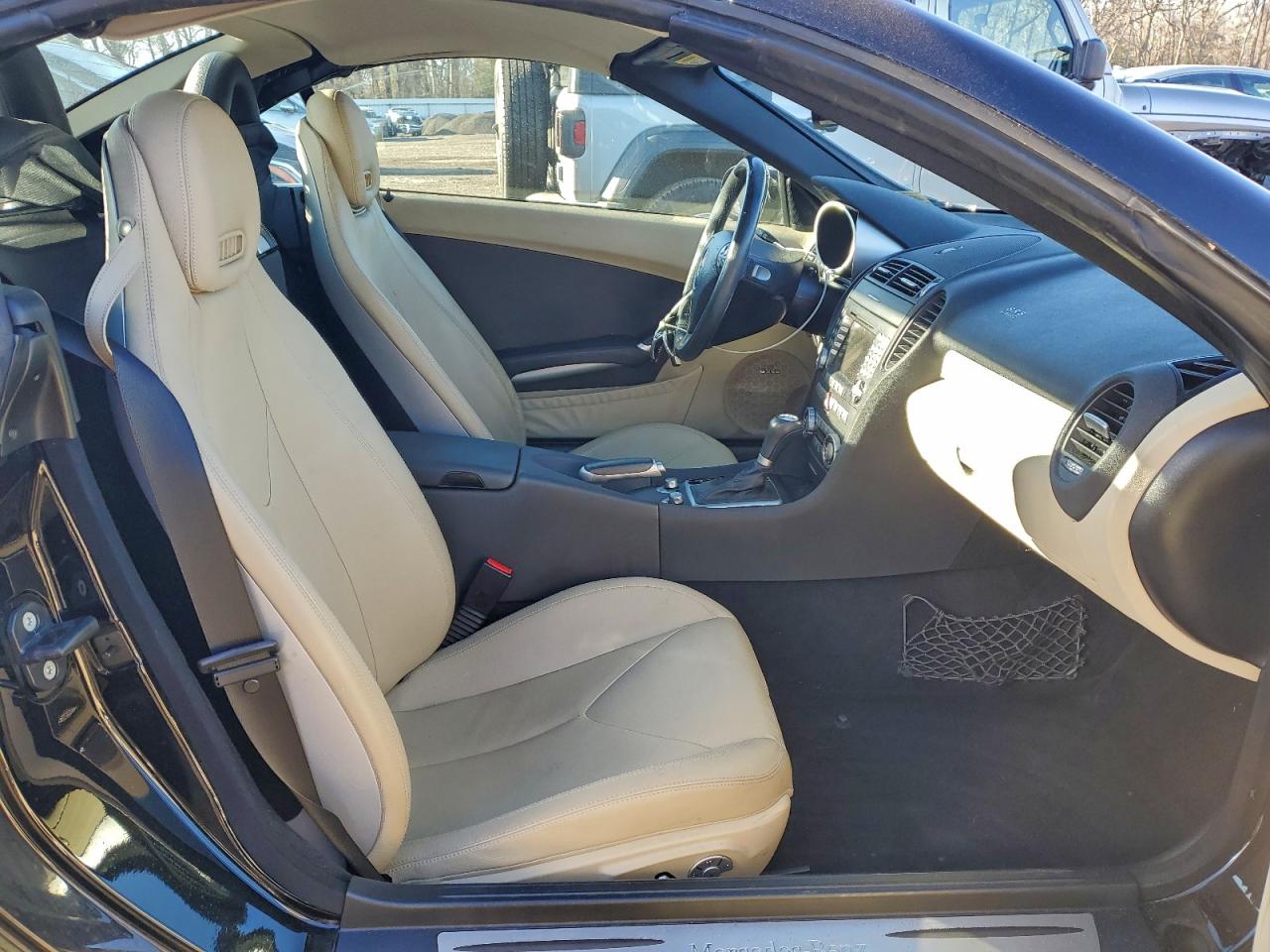 2006 Mercedes-benz Slk 280 Black vin: WDBWK54F06F102712