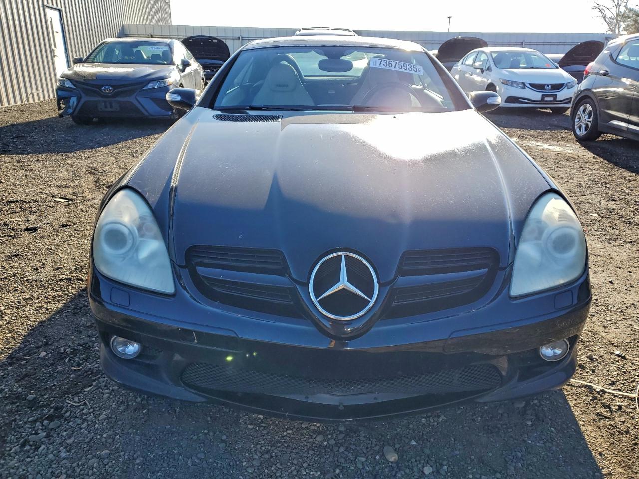 2006 Mercedes-benz Slk 280 Black vin: WDBWK54F06F102712