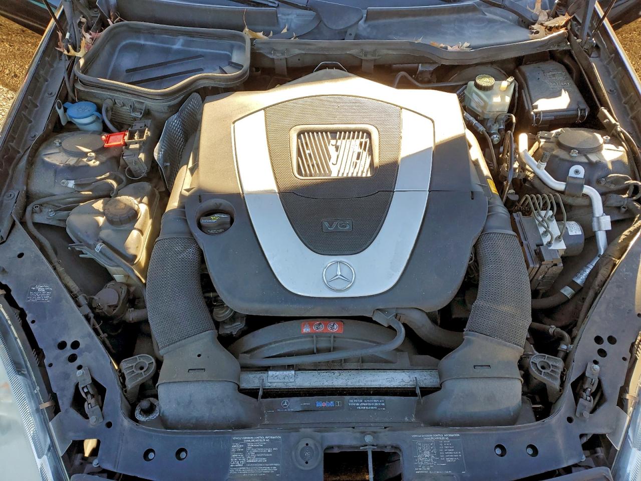 2006 Mercedes-benz Slk 280 Black vin: WDBWK54F06F102712
