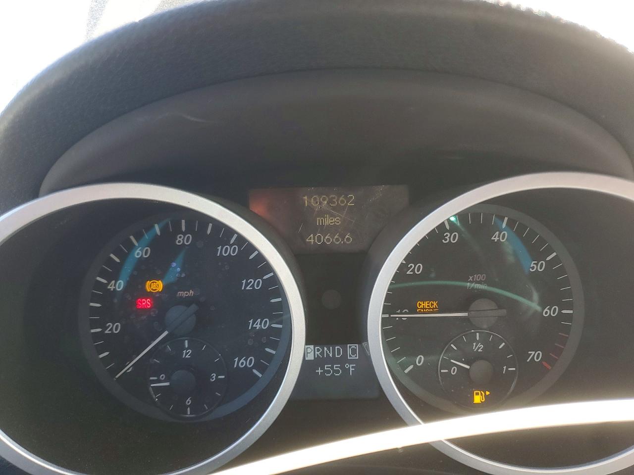 2006 Mercedes-benz Slk 280 Black vin: WDBWK54F06F115122