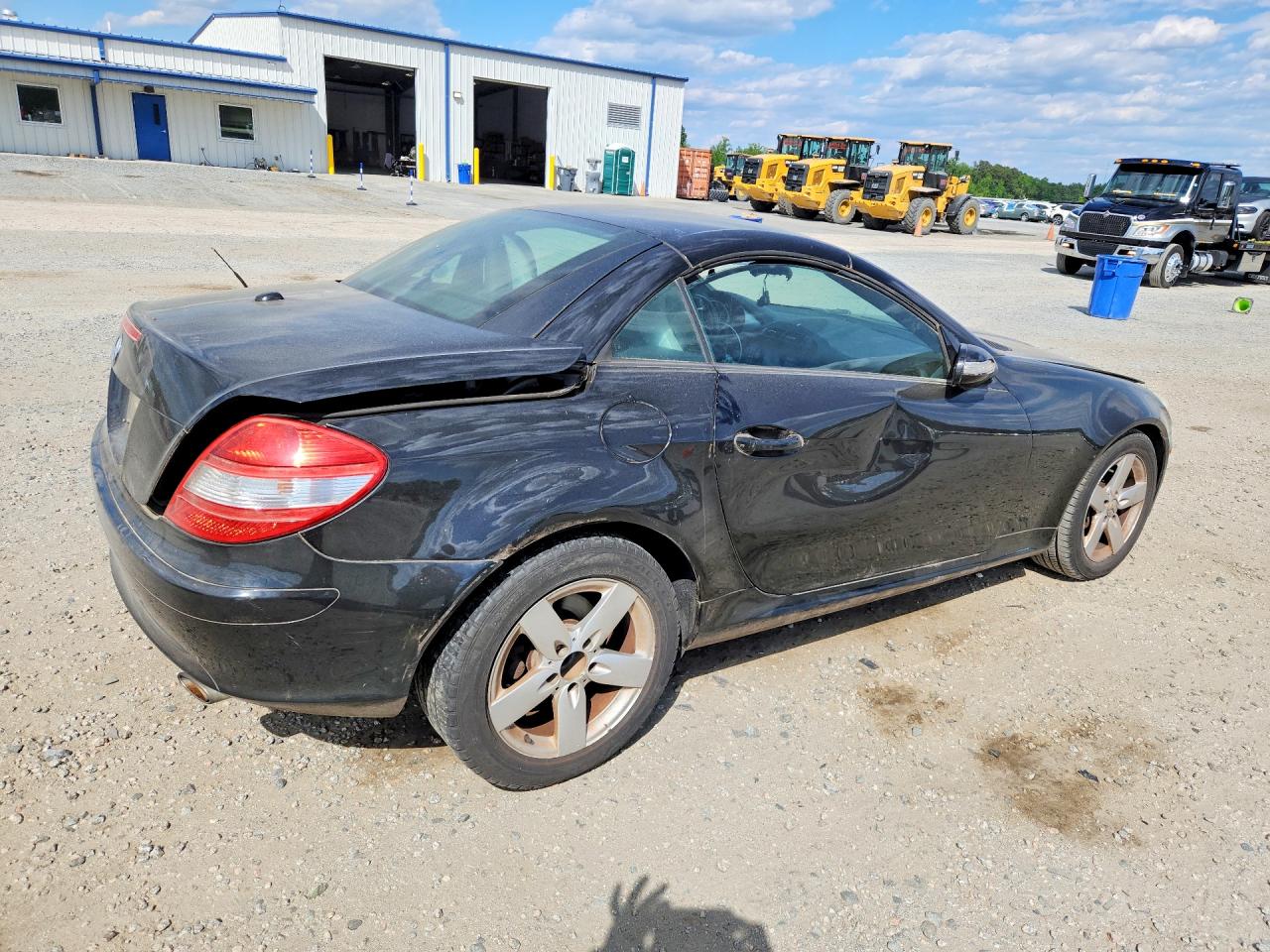 2006 Mercedes-benz Slk 280 Black vin: WDBWK54F06F115122