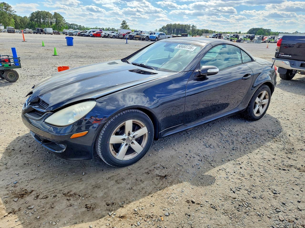 2006 Mercedes-benz Slk 280 Black vin: WDBWK54F06F115122