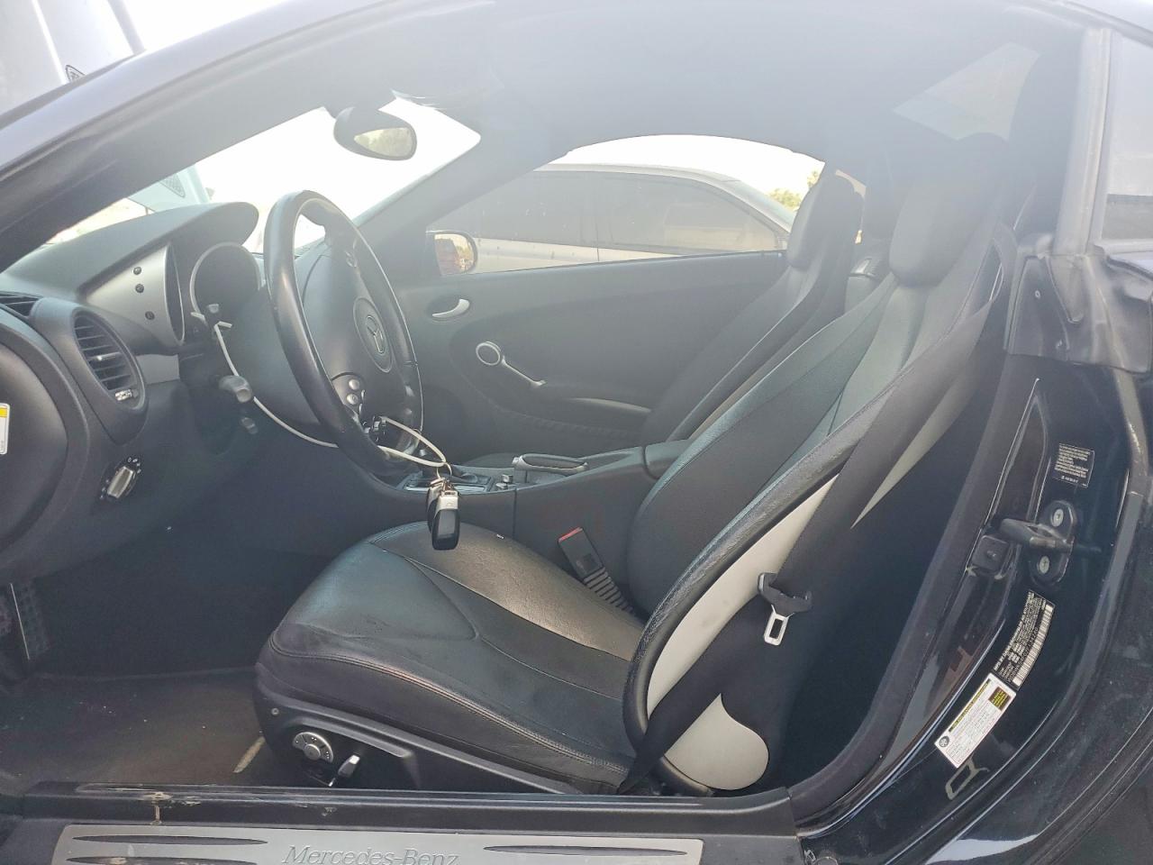 2007 Mercedes-benz Slk 280 Black vin: WDBWK54F07F134240