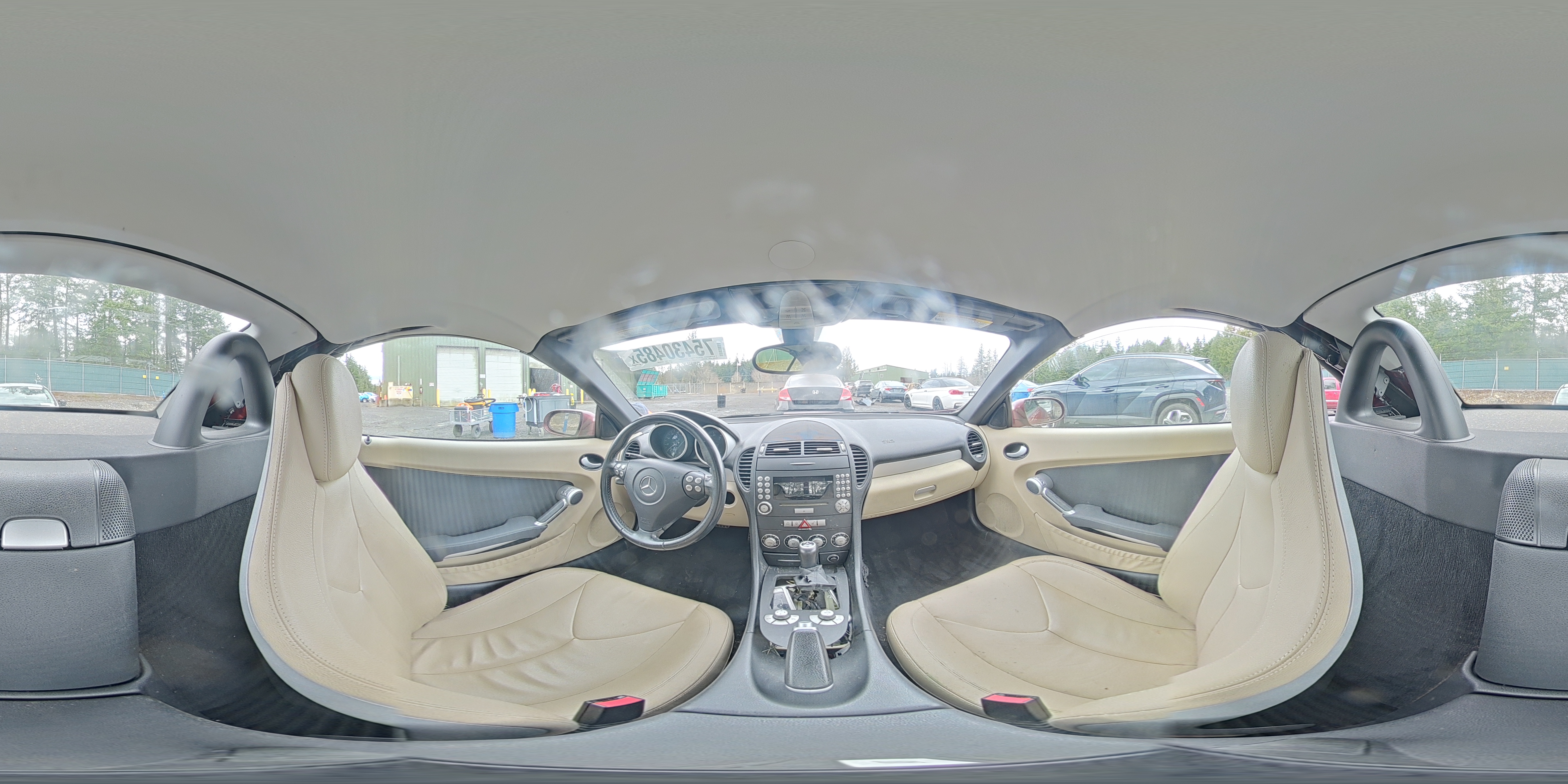 2007 Mercedes-benz Slk 280 Burgundy vin: WDBWK54F07F139261