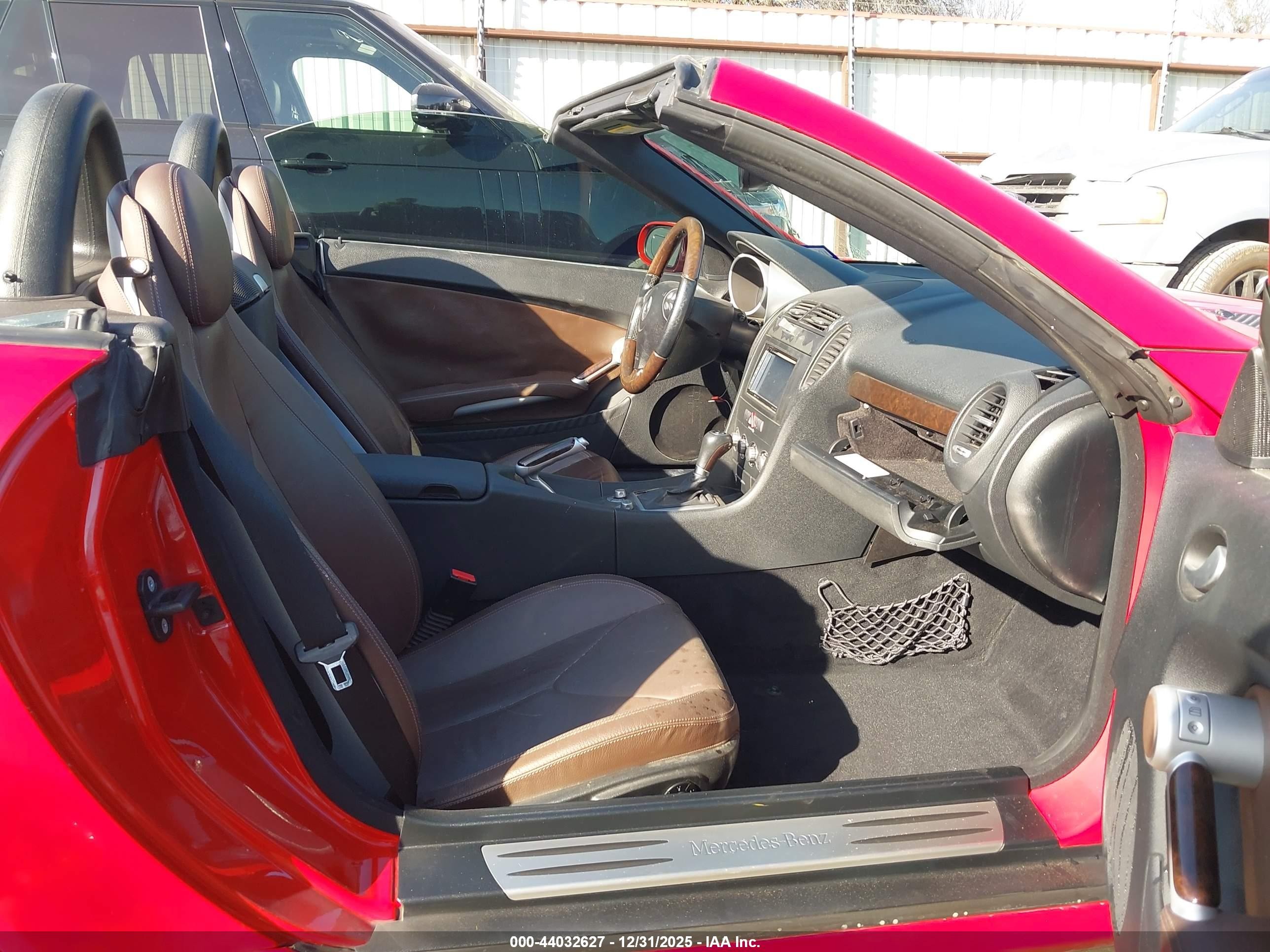 2007 Mercedes-benz Slk 280   Red vin: WDBWK54F07F157940