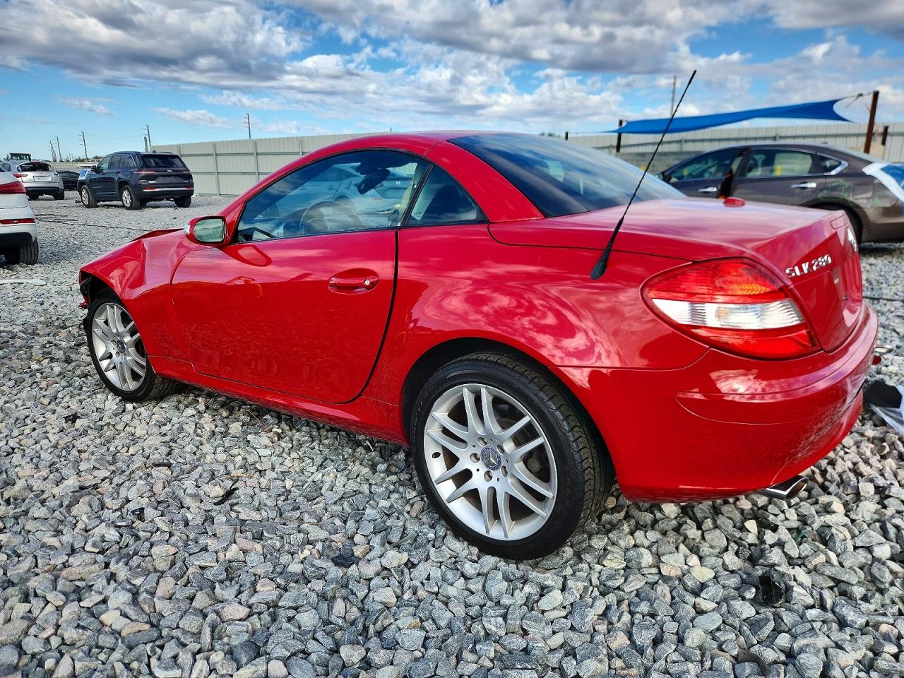 2007 Mercedes-benz Slk 280 Red vin: WDBWK54F07F167853
