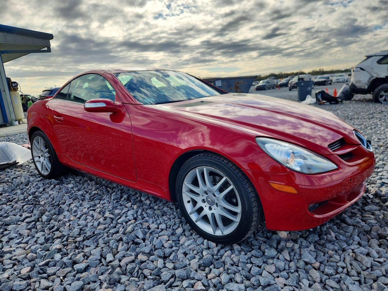 2007 Mercedes-benz Slk 280 Red vin: WDBWK54F07F167853