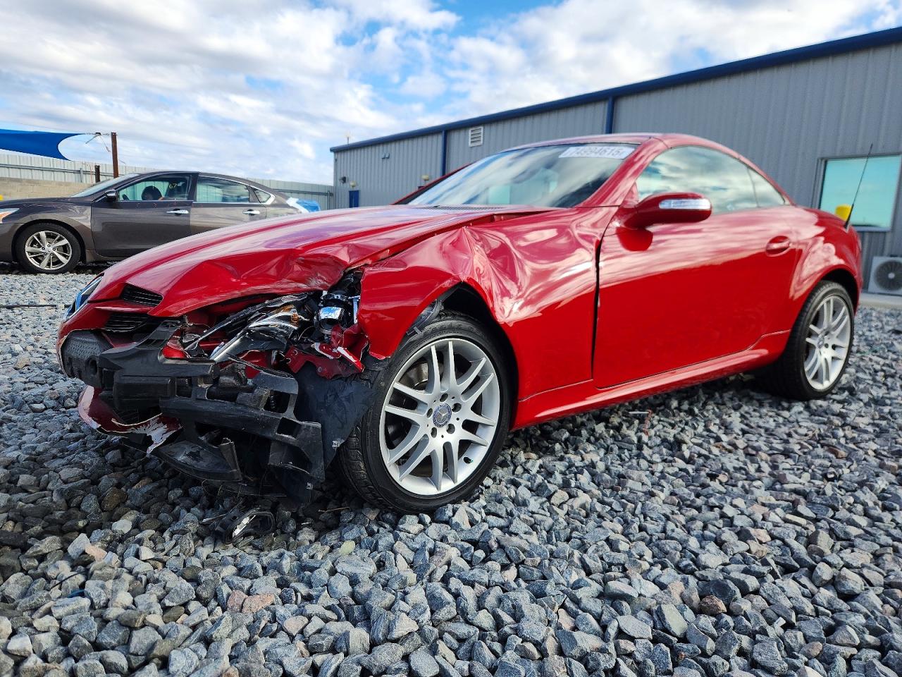 2007 Mercedes-benz Slk 280 Red vin: WDBWK54F07F167853