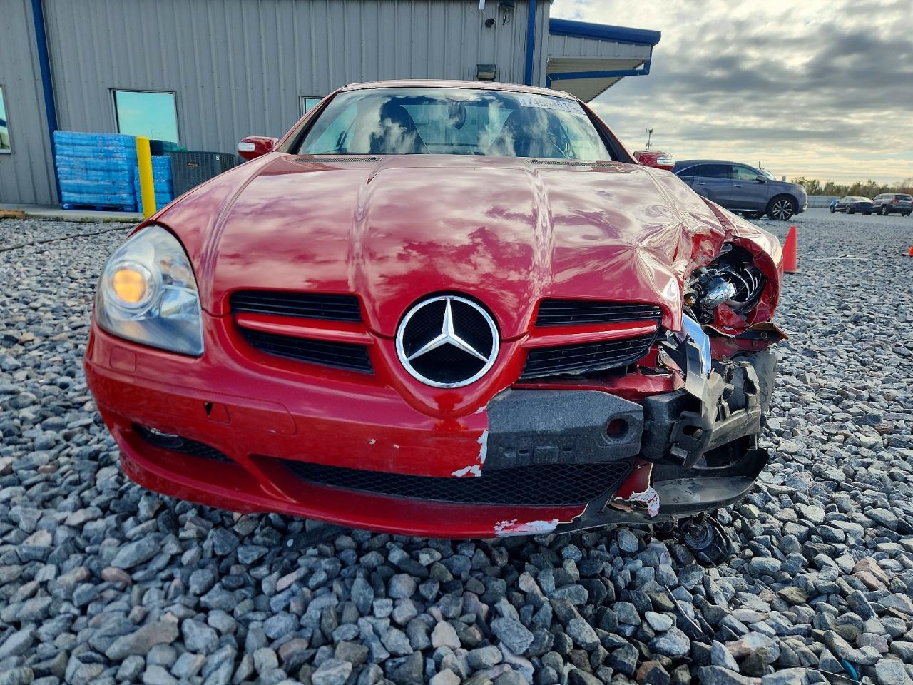 2007 Mercedes-benz Slk 280 Red vin: WDBWK54F07F167853