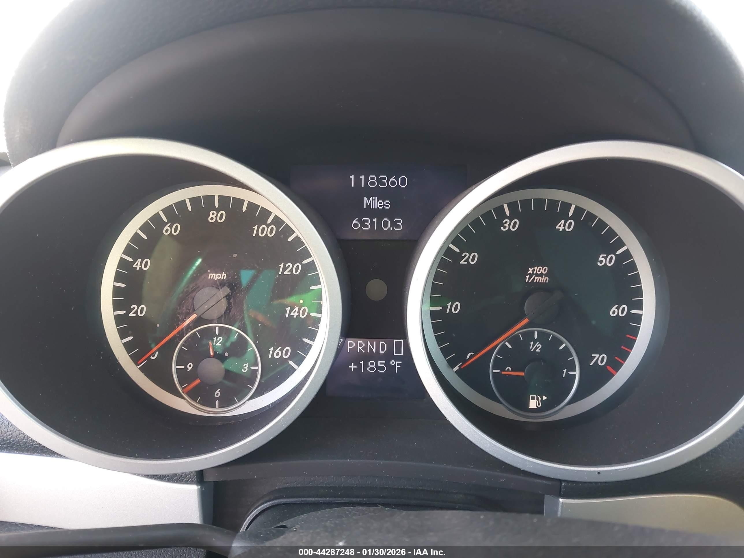 2008 Mercedes-benz Slk 280   Black vin: WDBWK54F08F173556