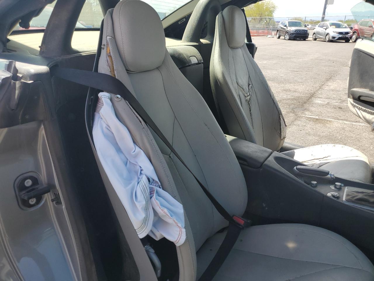 2009 Mercedes-benz Slk 300 Silver vin: WDBWK54F09F192223