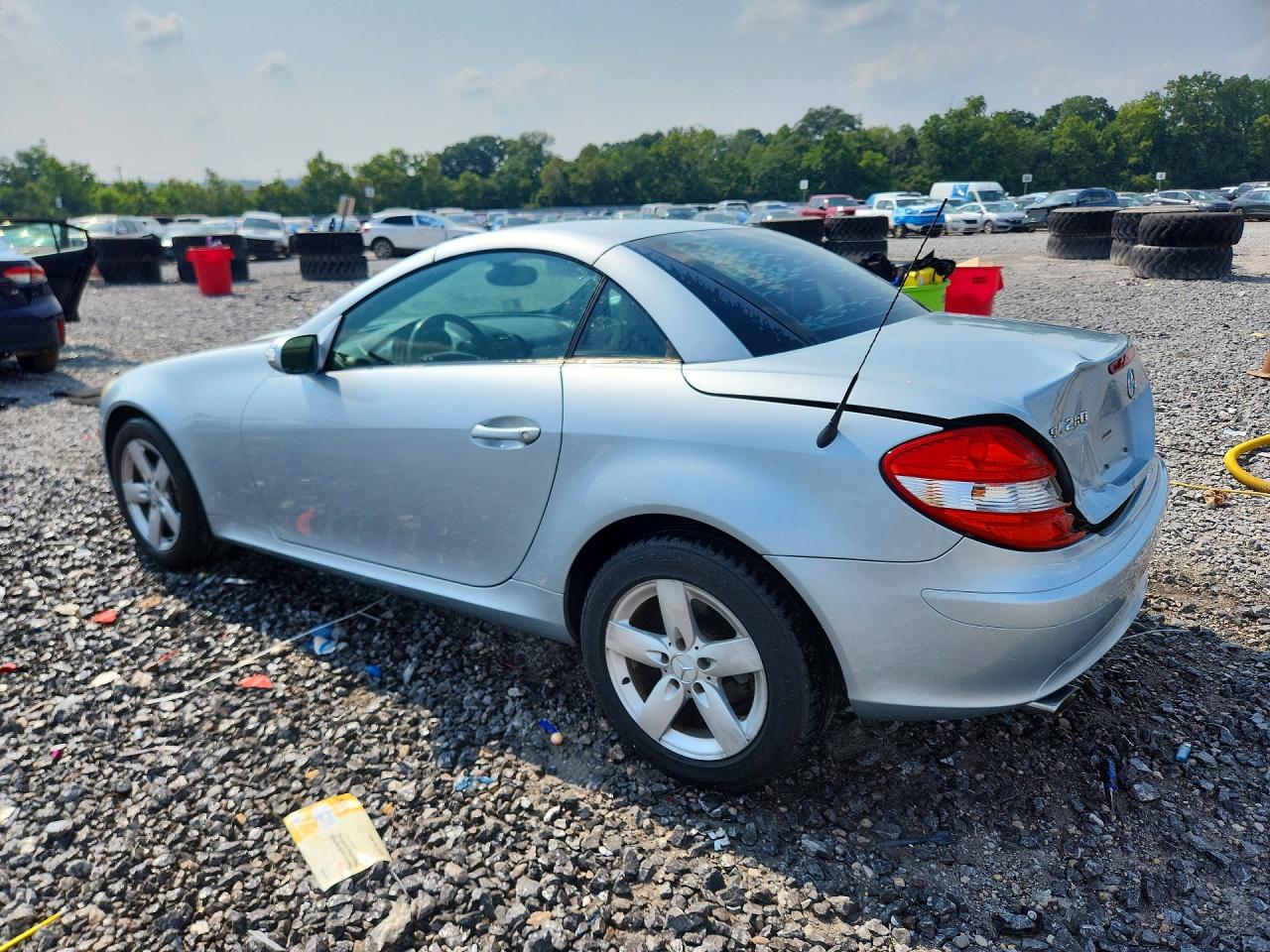 2006 Mercedes-benz Slk 280 Серебряный vin: WDBWK54F16F133225