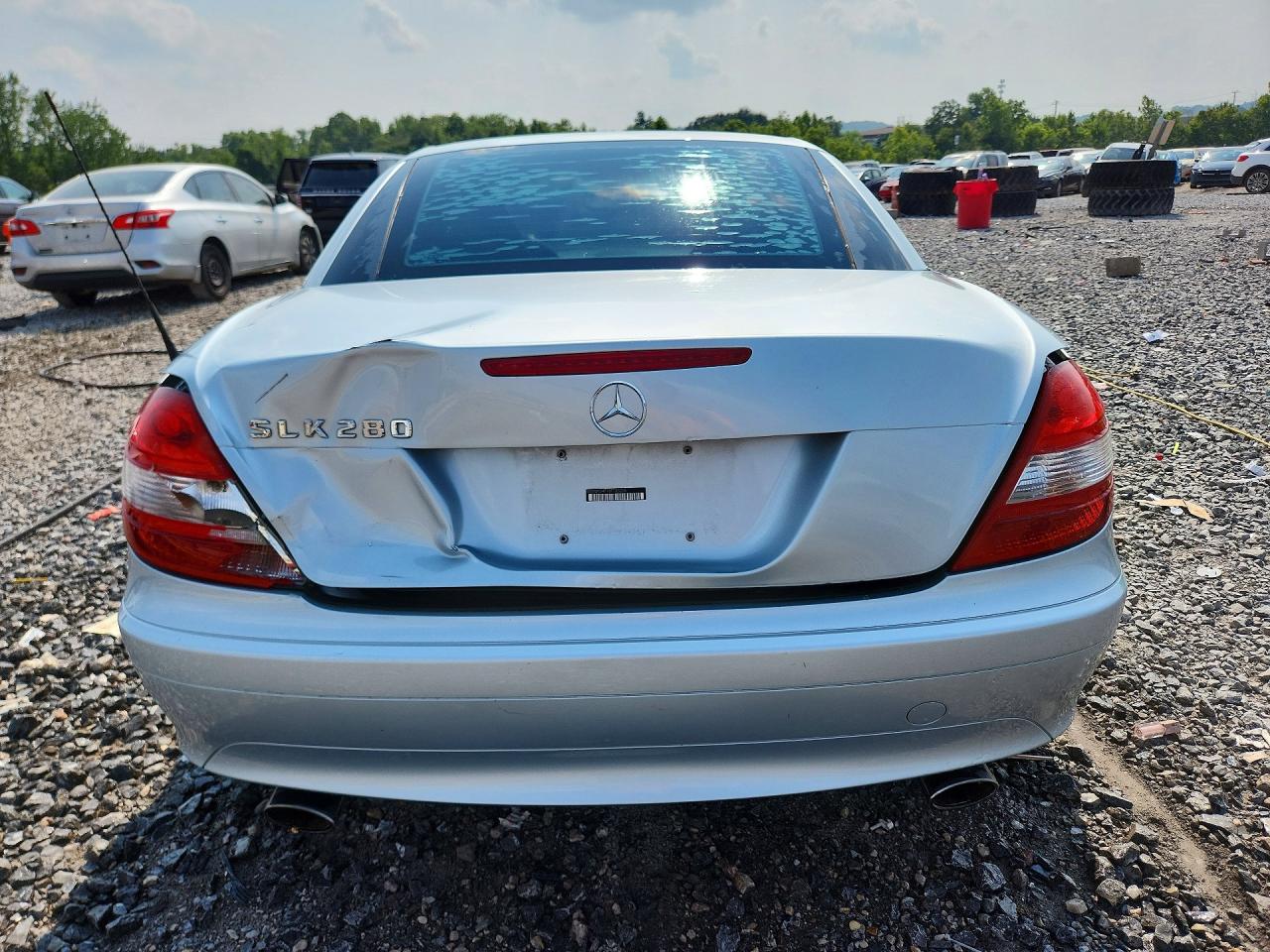 2006 Mercedes-benz Slk 280 Серебряный vin: WDBWK54F16F133225