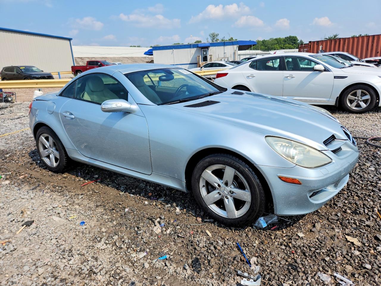2006 Mercedes-benz Slk 280 Серебряный vin: WDBWK54F16F133225