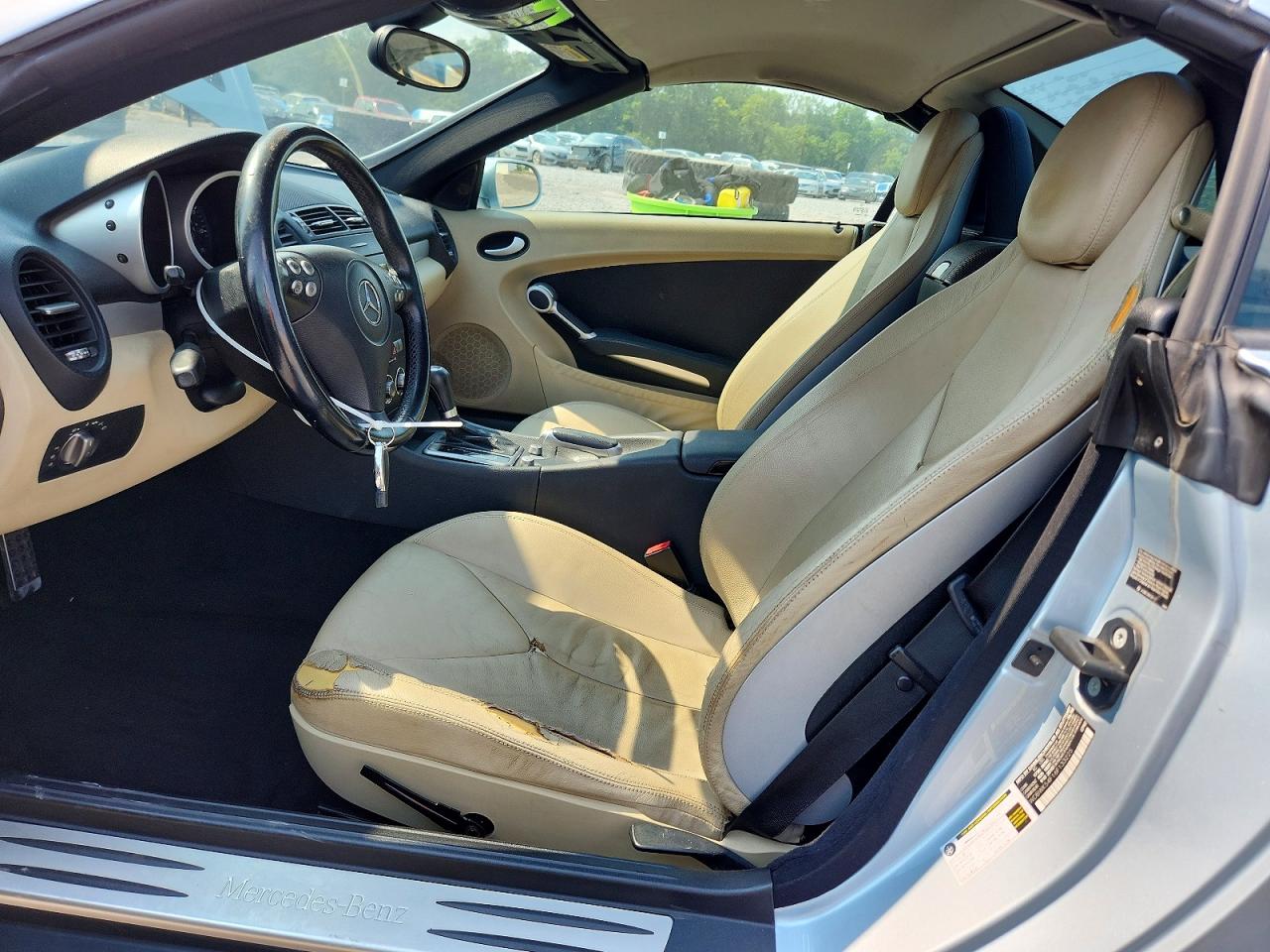 2006 Mercedes-benz Slk 280 Серебряный vin: WDBWK54F16F133225
