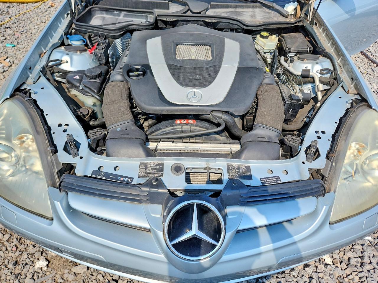 2006 Mercedes-benz Slk 280 Серебряный vin: WDBWK54F16F133225