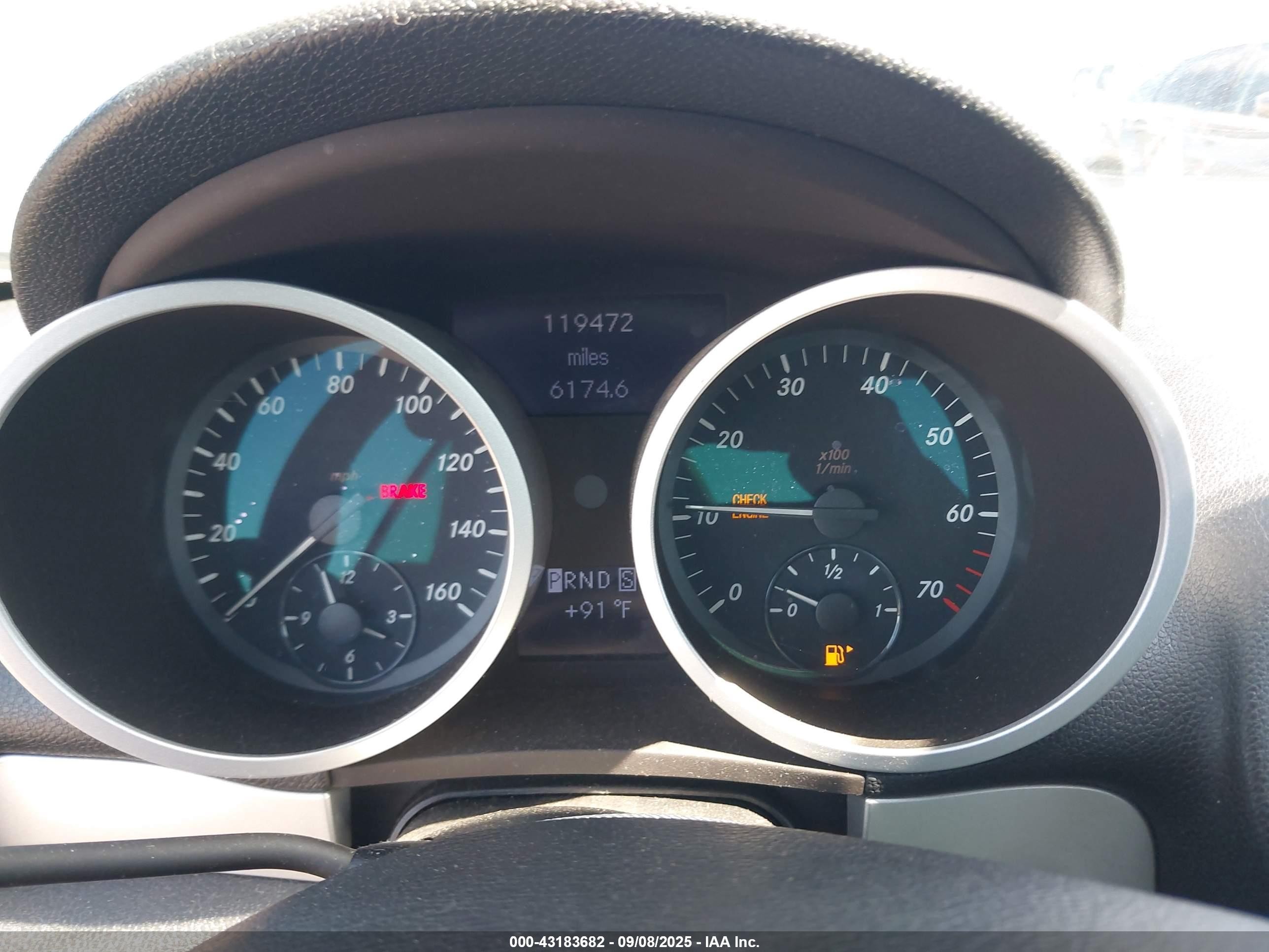 2007 Mercedes-benz Slk 280   Black vin: WDBWK54F17F135509