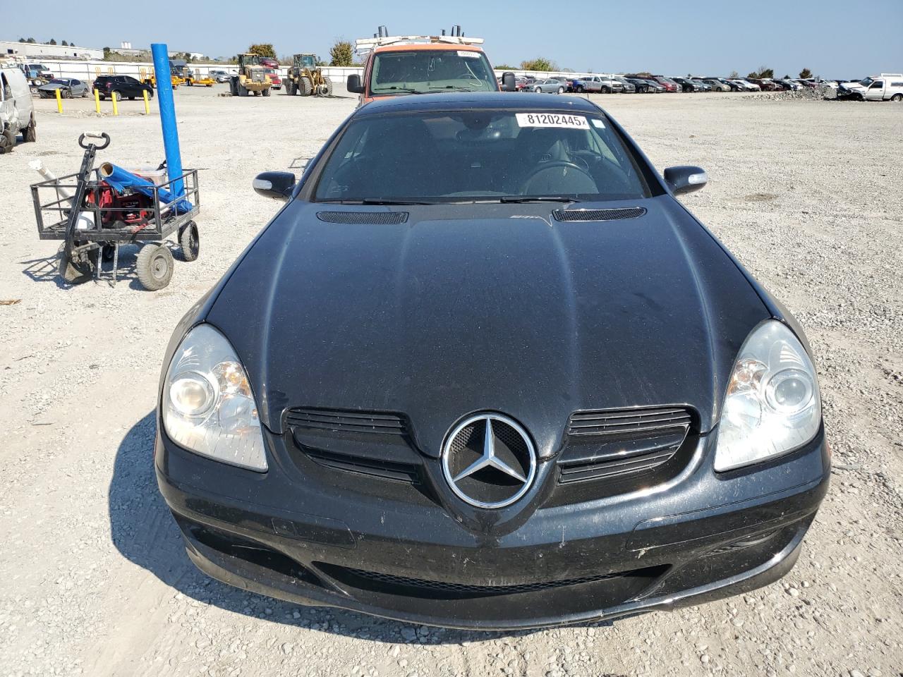 2007 Mercedes-benz Slk 280 Black vin: WDBWK54F17F156196