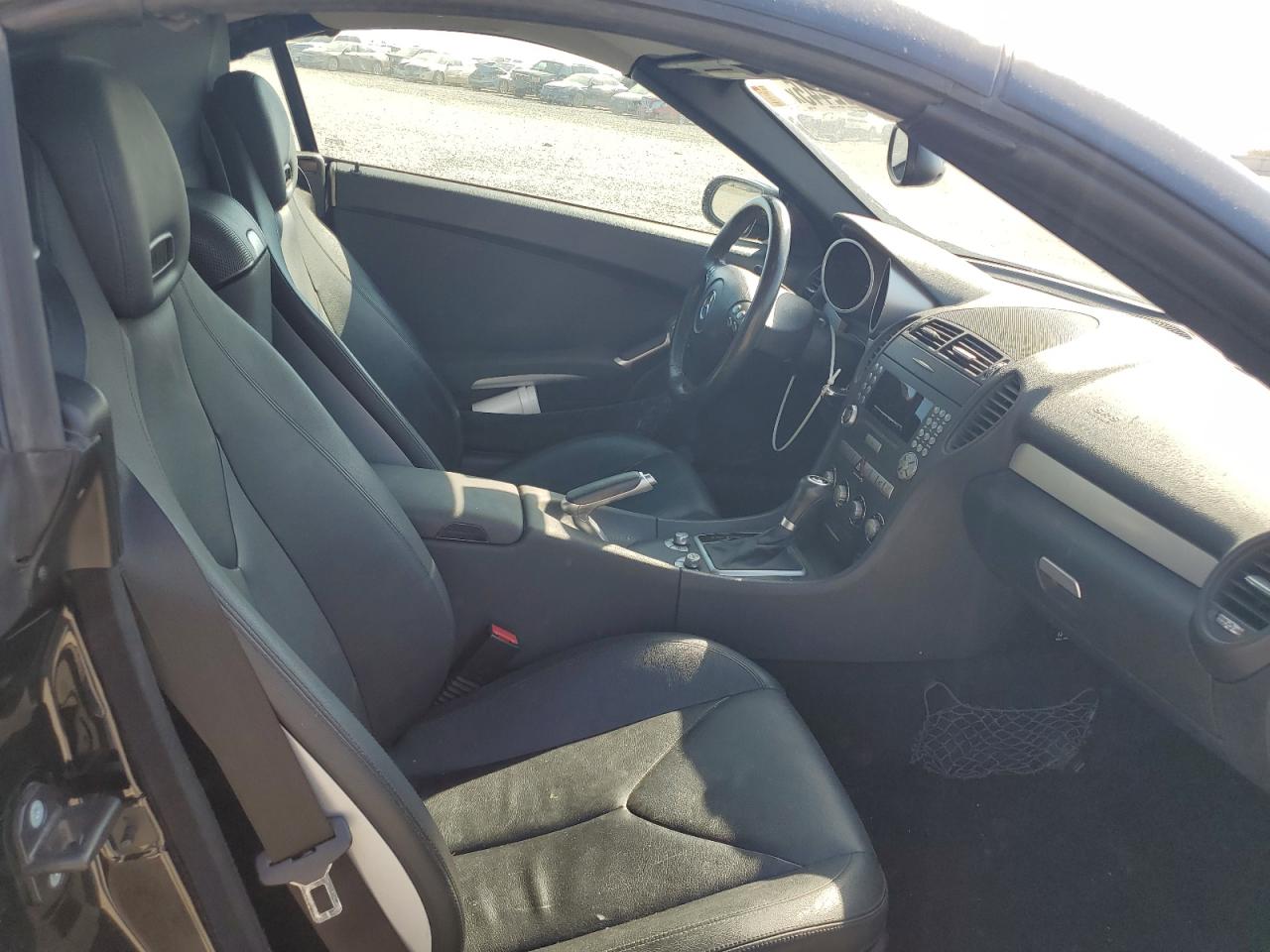 2007 Mercedes-benz Slk 280 Black vin: WDBWK54F17F156196