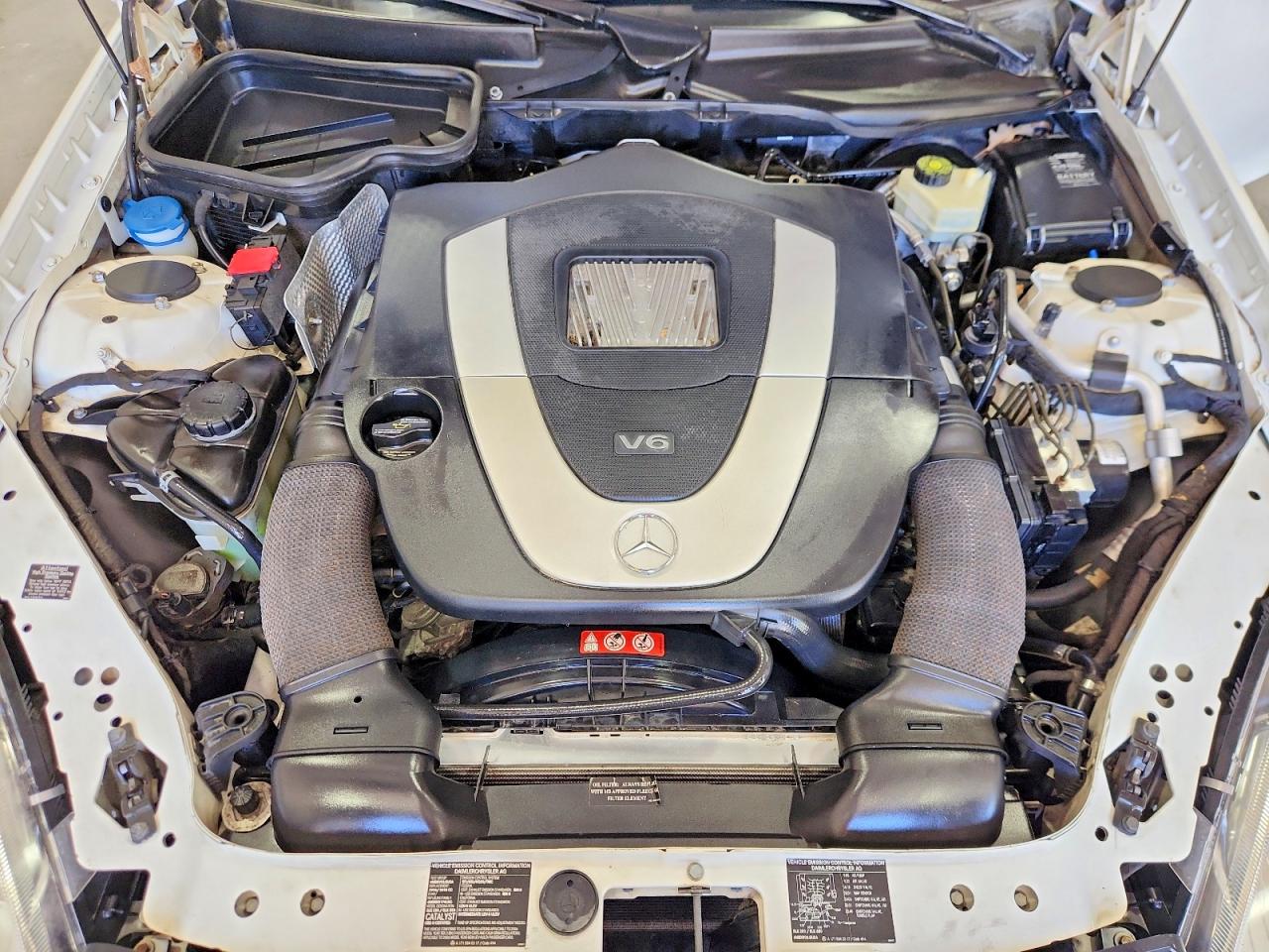 2006 Mercedes-benz Slk 280 White vin: WDBWK54F26F090871