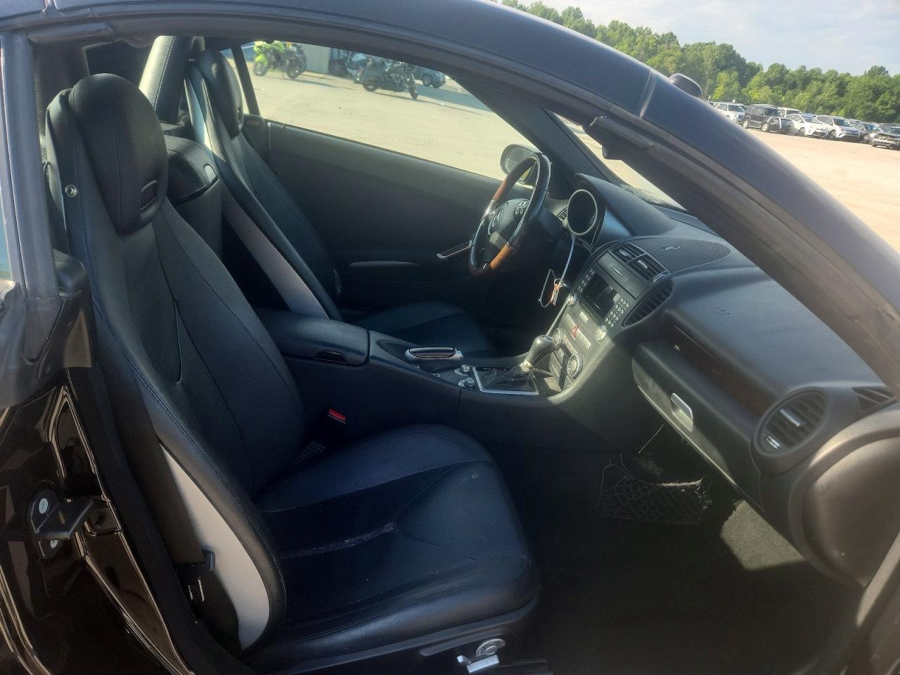2006 Mercedes-benz Slk 280 Black vin: WDBWK54F26F120516